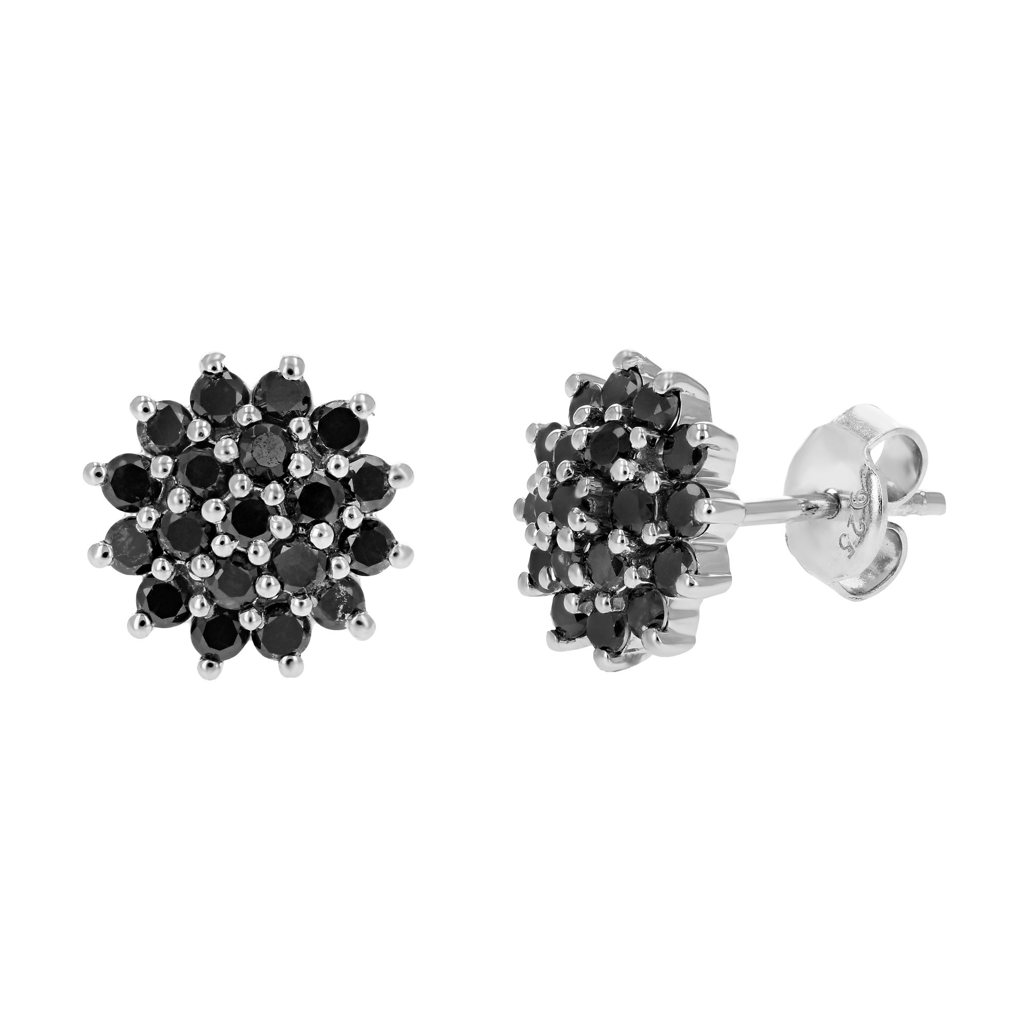 Kohls black store diamond stud earrings