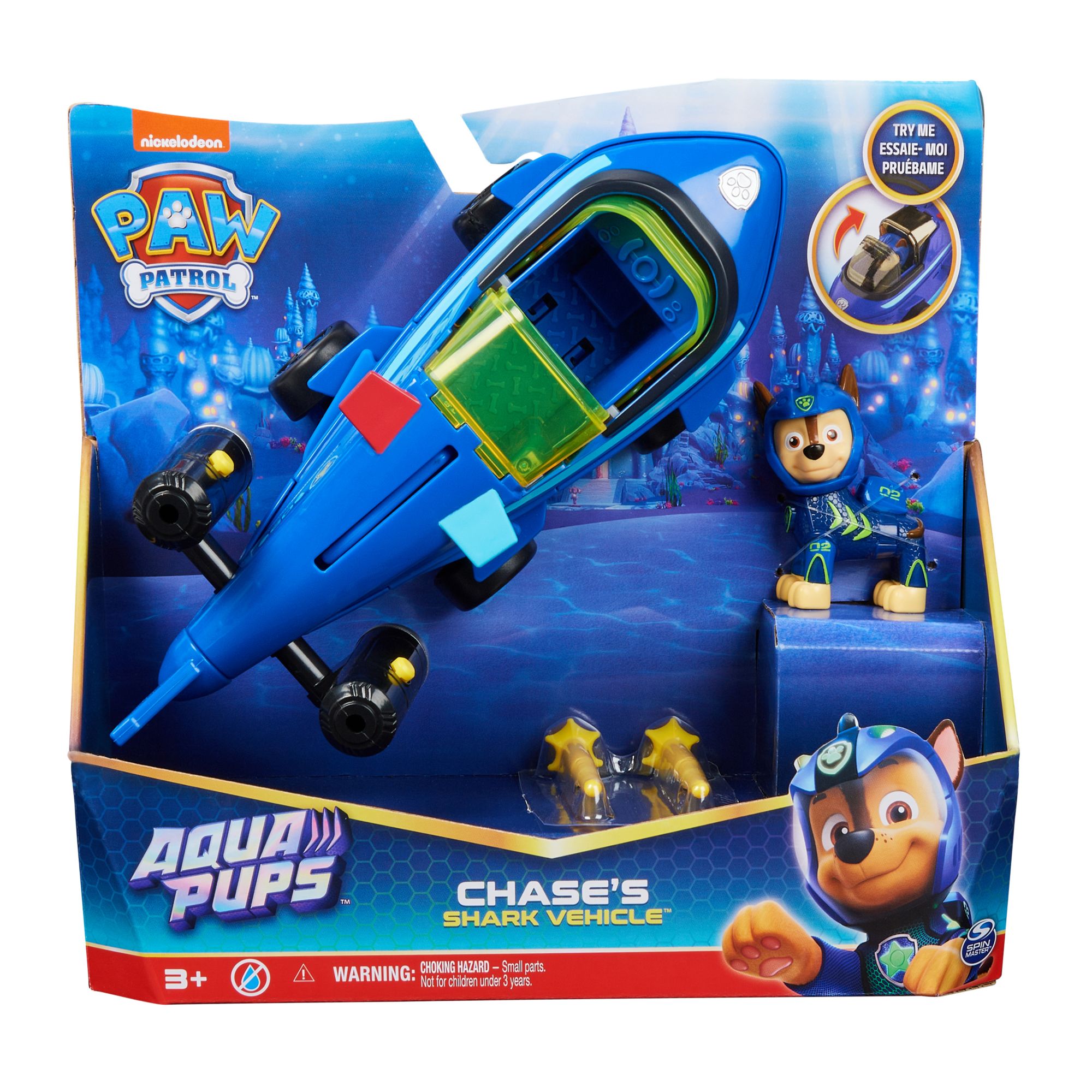 Vehículo Paw Patrol Aqua Pups