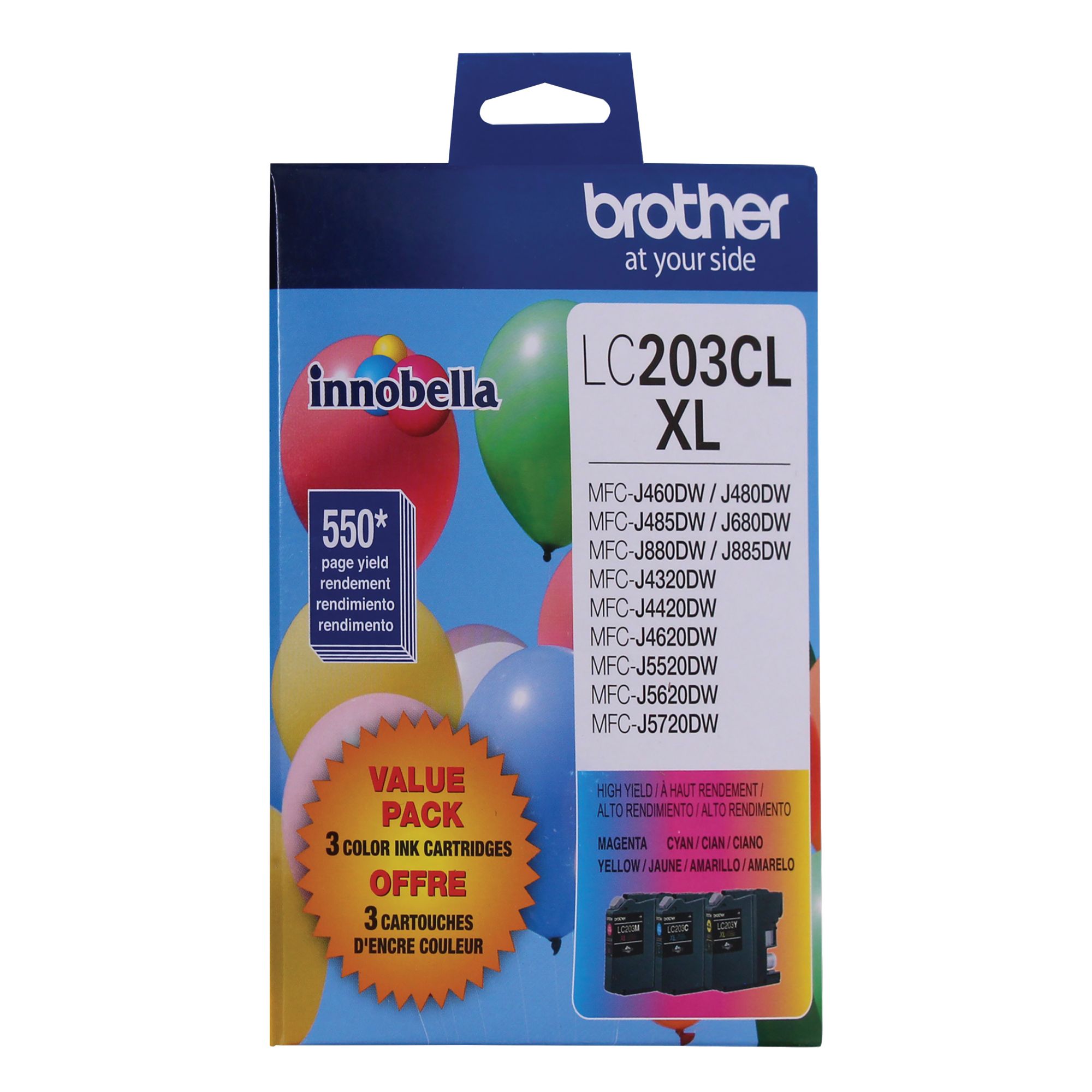 Install Ink Cartridges Brother MFCJ5720DW 