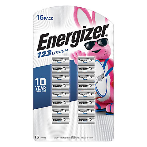 Energizer Ultimate Lithium 123 Batteries, 16 pk.