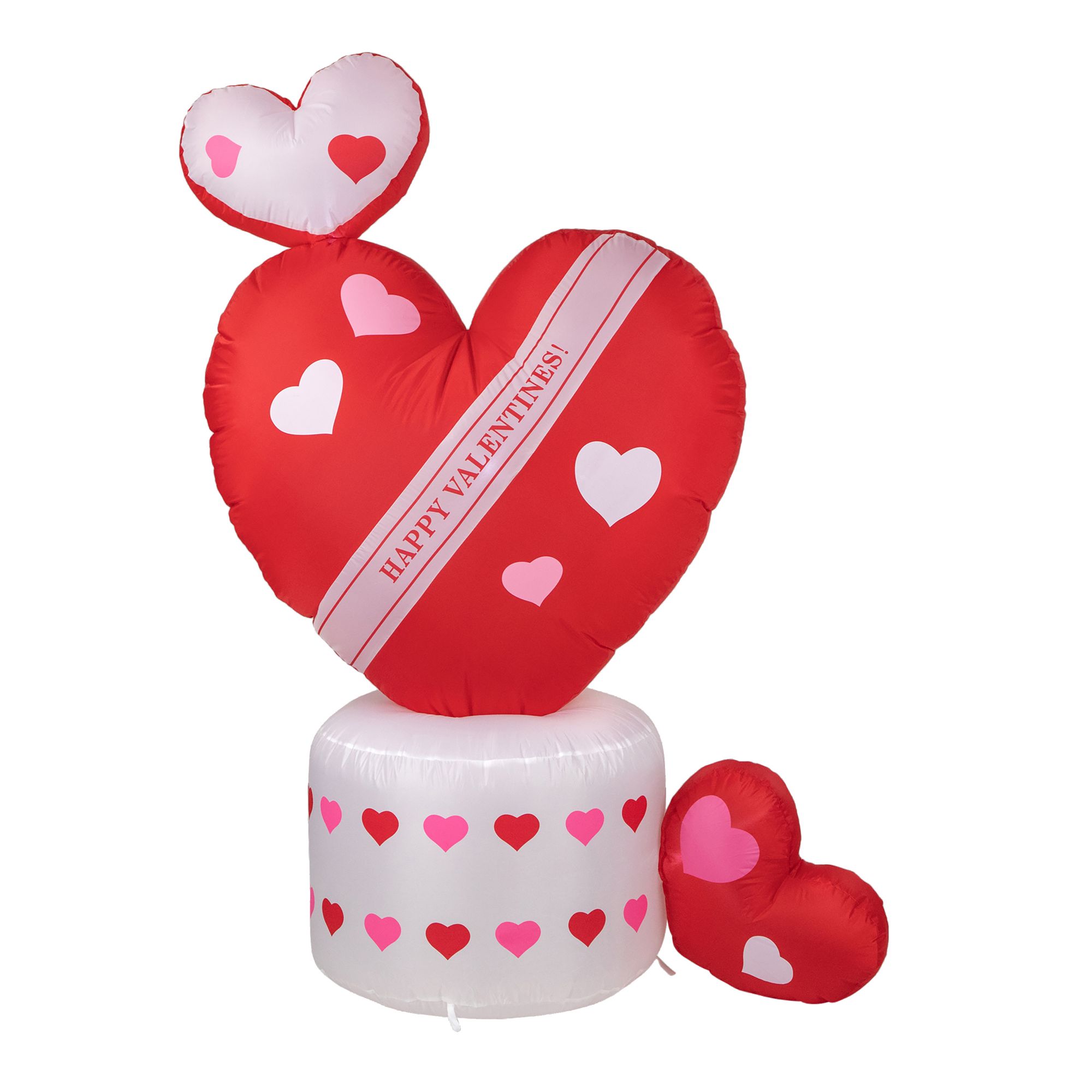 Glitzhome 5'H Lighted Valentine's Inflatable Heart Decor - 5ft - On Sale -  Bed Bath & Beyond - 34796222