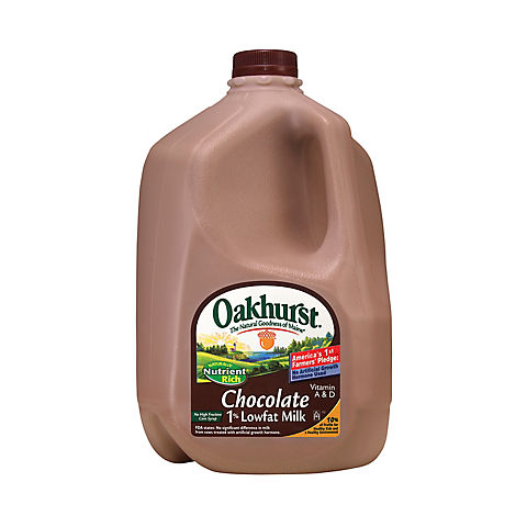 Oakhurst 1% Lowfat Chocolate Milk, 1 gal.