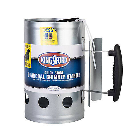 Kingsford Deluxe Charcoal Chimney Starter Kit with Grill Gloves