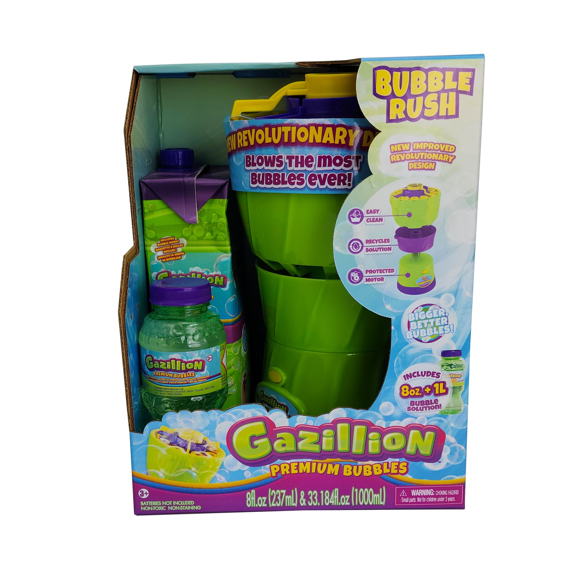 JOYIN 2 Bubble Guns with 2 Bubble Refill Solution (10 oz Total), Bubbl – US  Garden Center