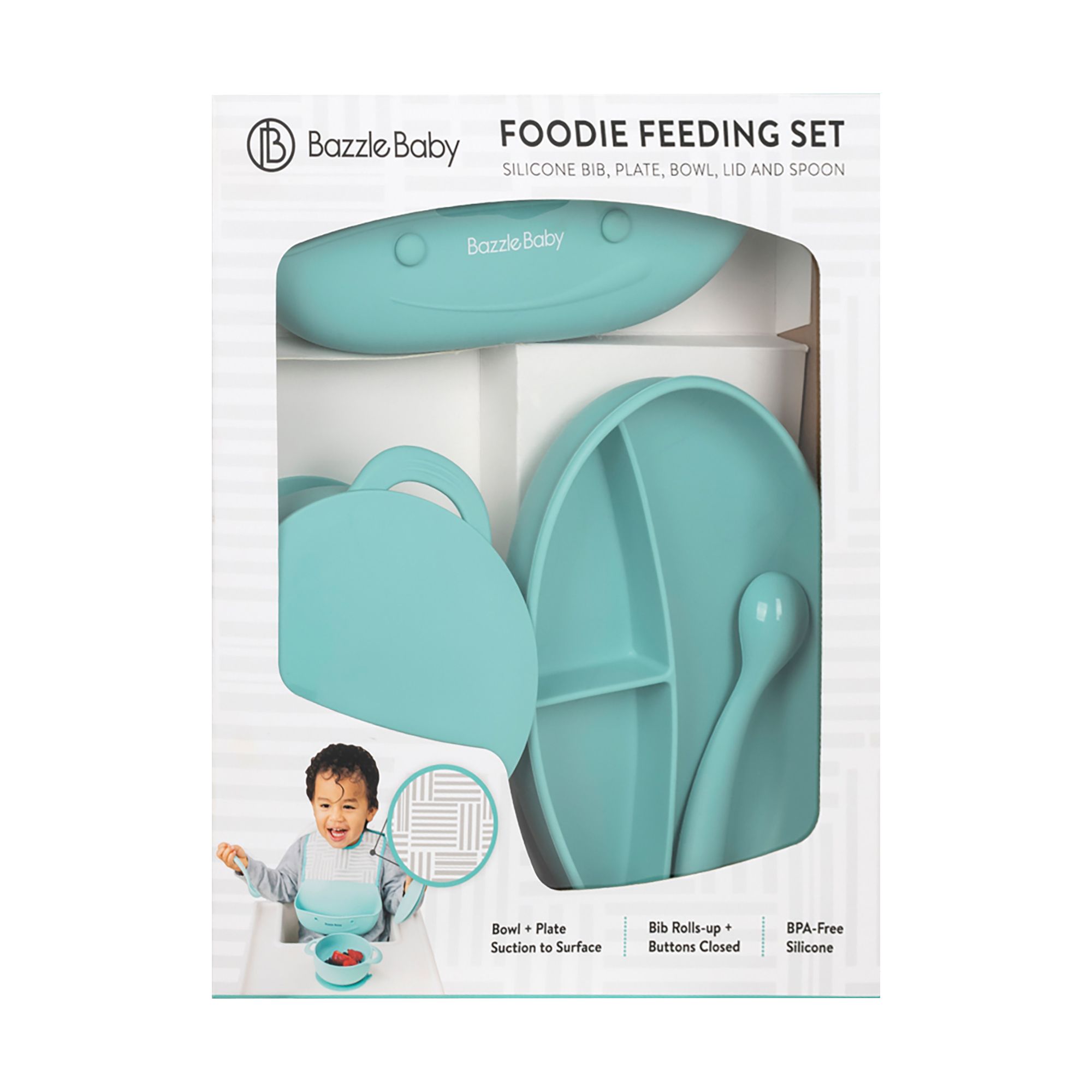  Silicone Baby Feeding Set - 6 Pack Baby Led Weaning