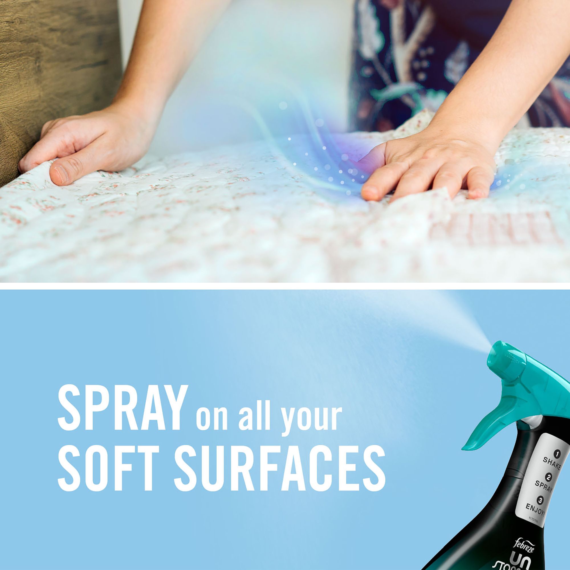 Ocean Scent Touch-Activated Fabric Spray