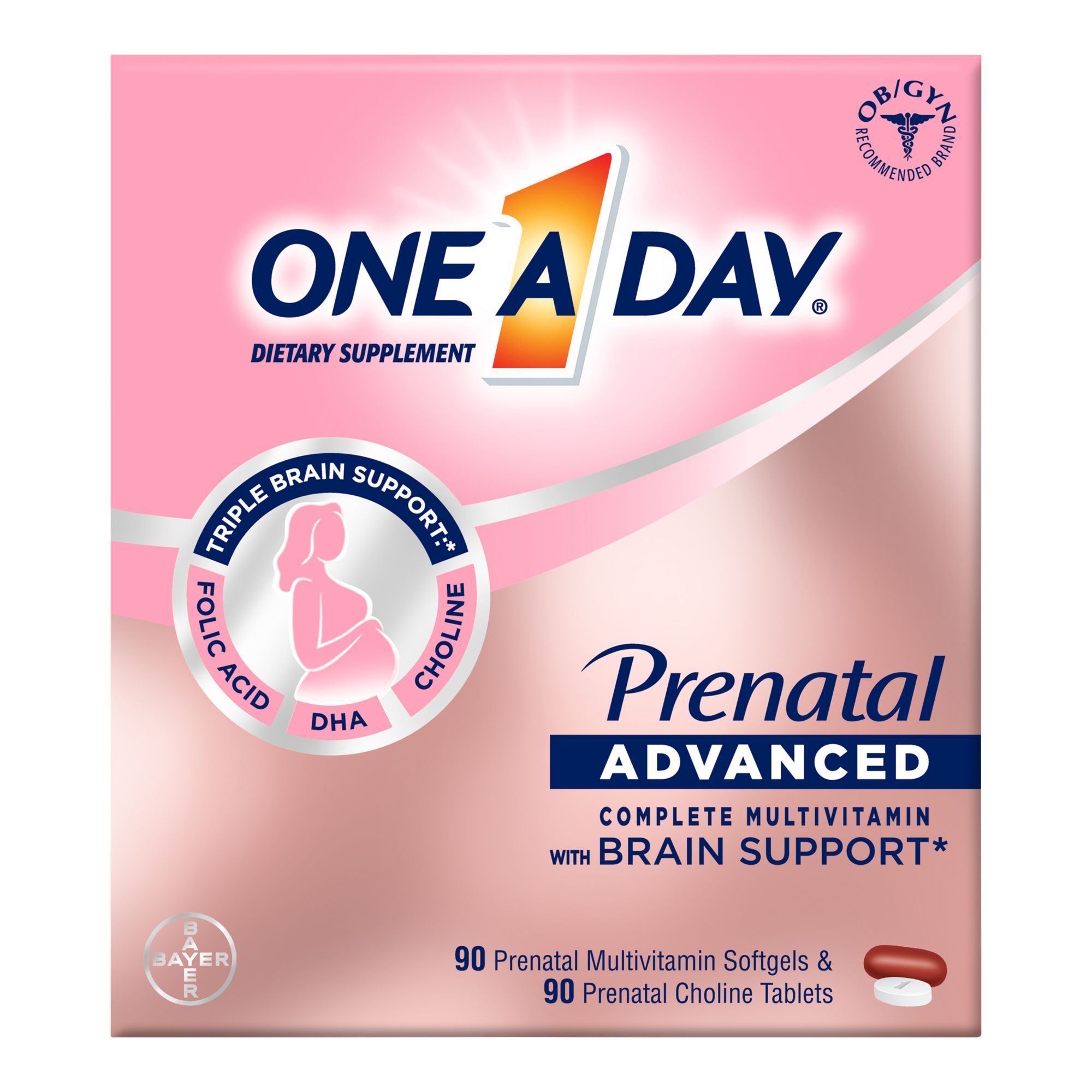 One A Day Prenatal Advanced Multivitamin