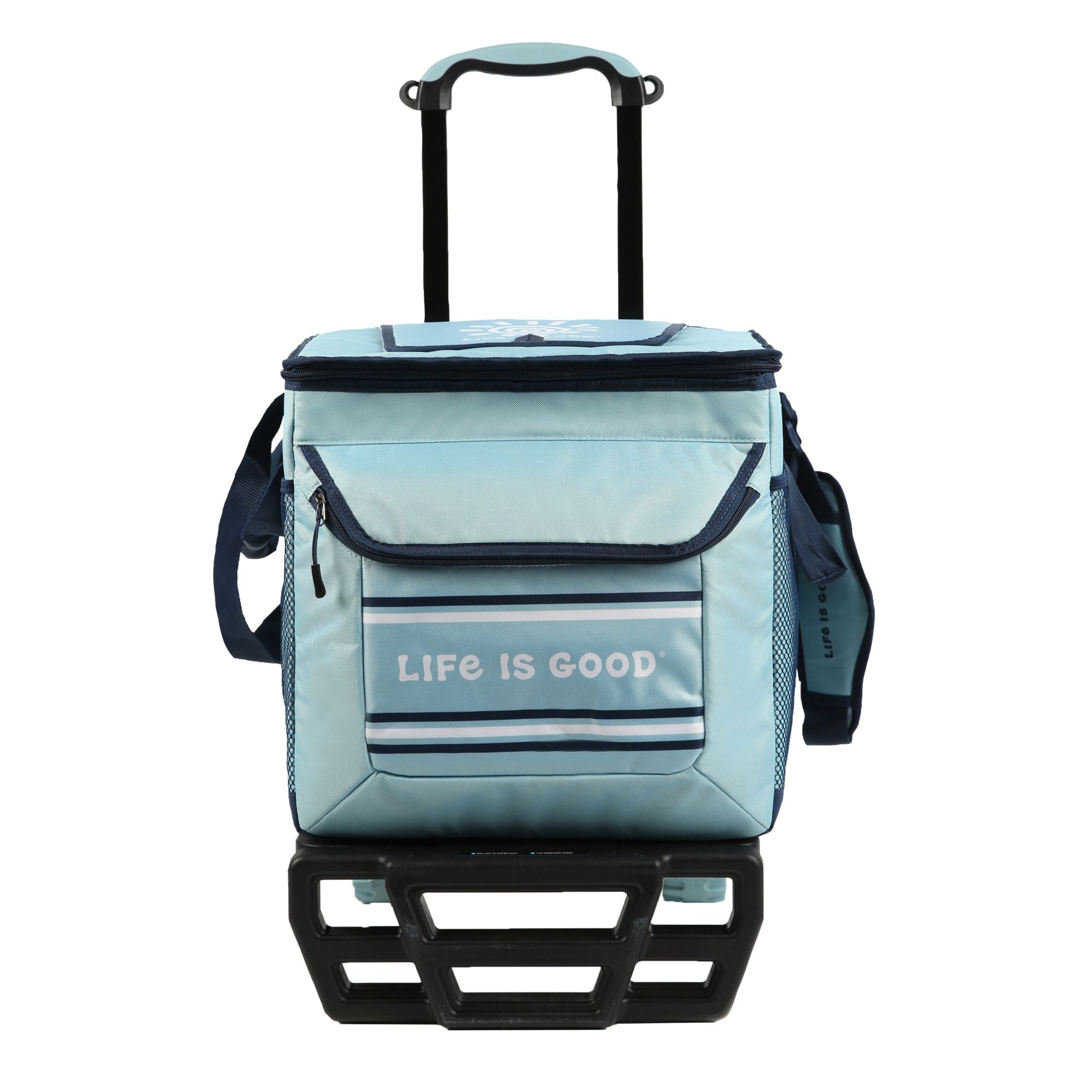 Cooler with Wheels and Handle Rolling Soft Portable Camping Fishing Ice Box  Bag