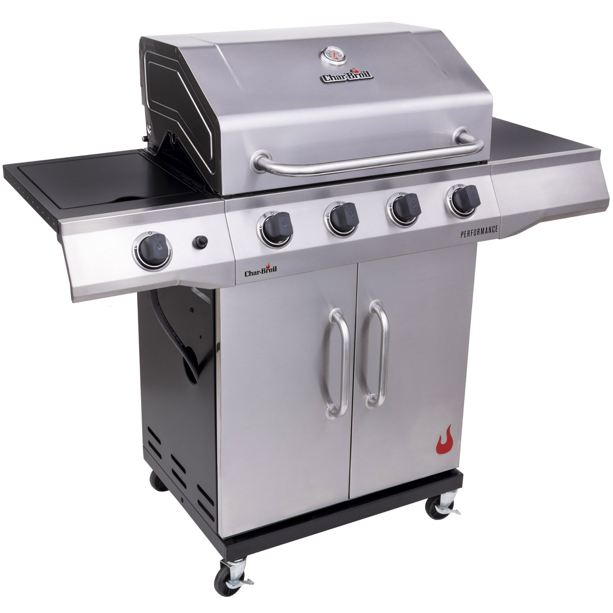 Char Broil Performance Series 4 Burner Gas Grill with Soft Cover