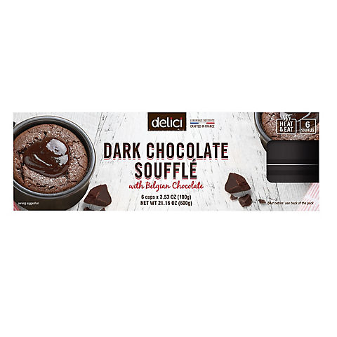 Delici Dark Chocolate Souffles, 6 ct.