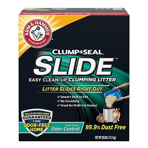 Arm & Hammer Slide Easy Clean-Up Litter, 38 lbs.