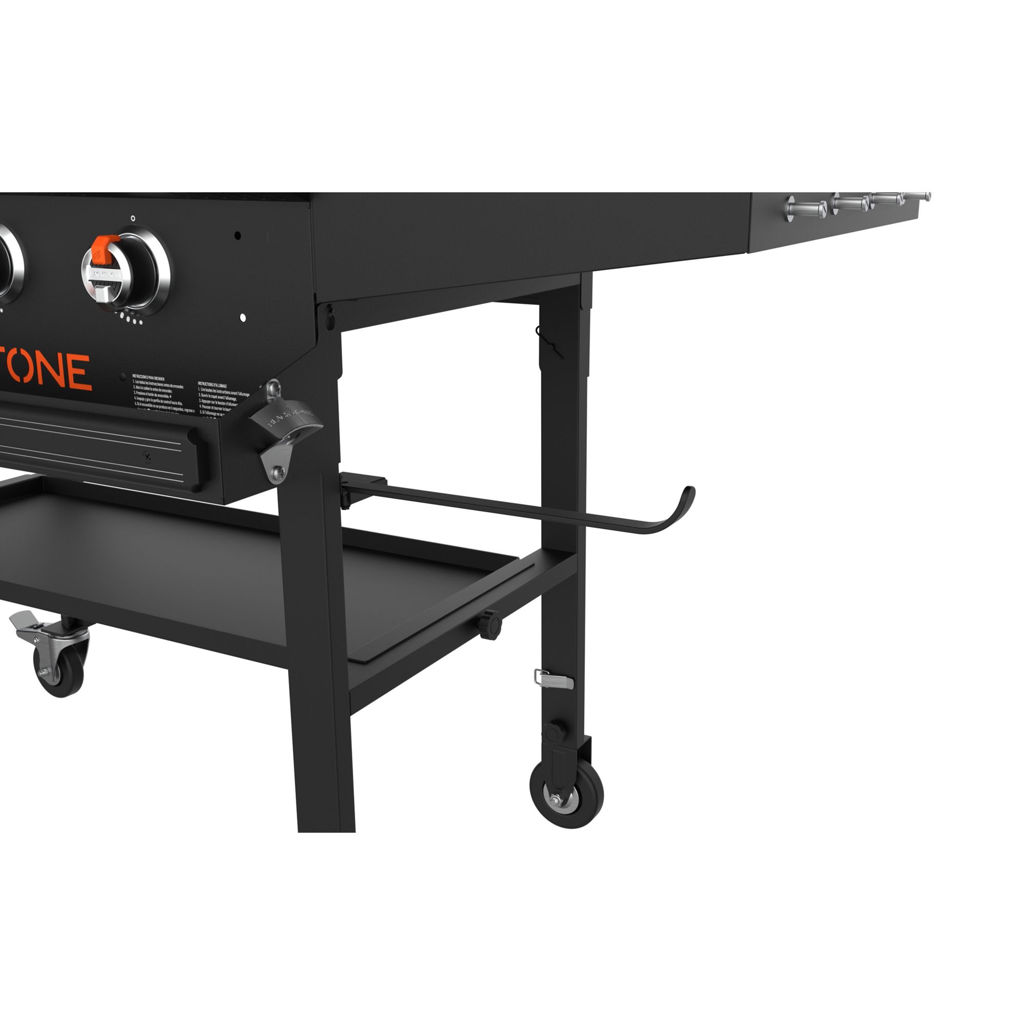 Blackstone 36 Griddle with Integrated Hood Dual Horizontal Folding Shelves Fron