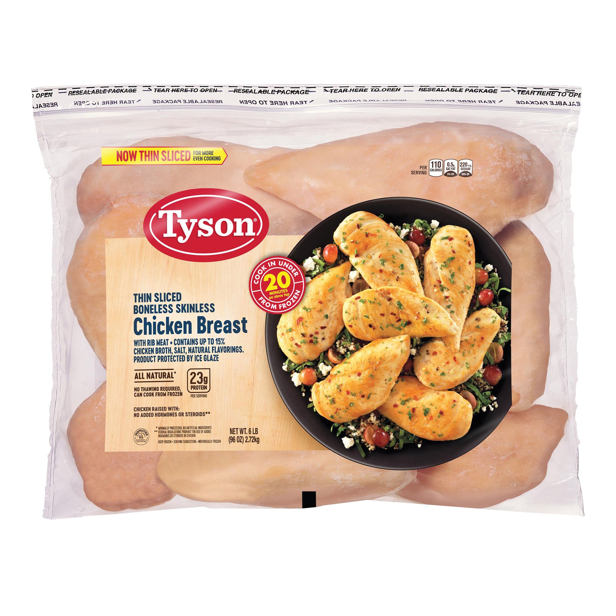 Tyson Frozen Chicken Wing Sections, 10 lbs.