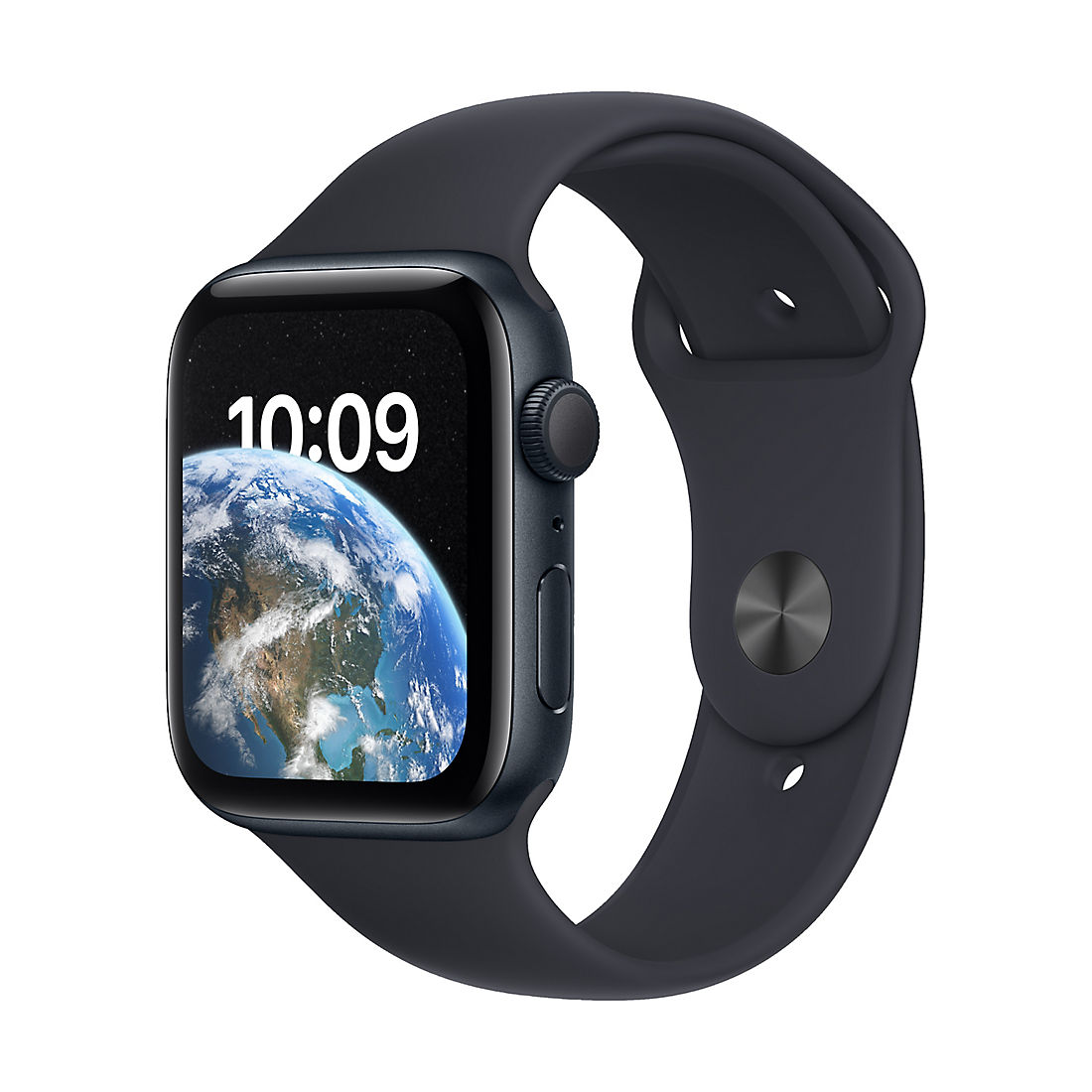 Apple Watch SE GPS 44mm with Midnight Aluminum Case & Sport Band, M/L
