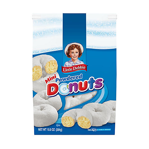 Little Debbie Mini Powdered Donuts, 10 oz.