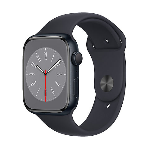 Apple Watch Series 8 GPS with Midnight Aluminum Case, 45mm - Midnight Sport Band