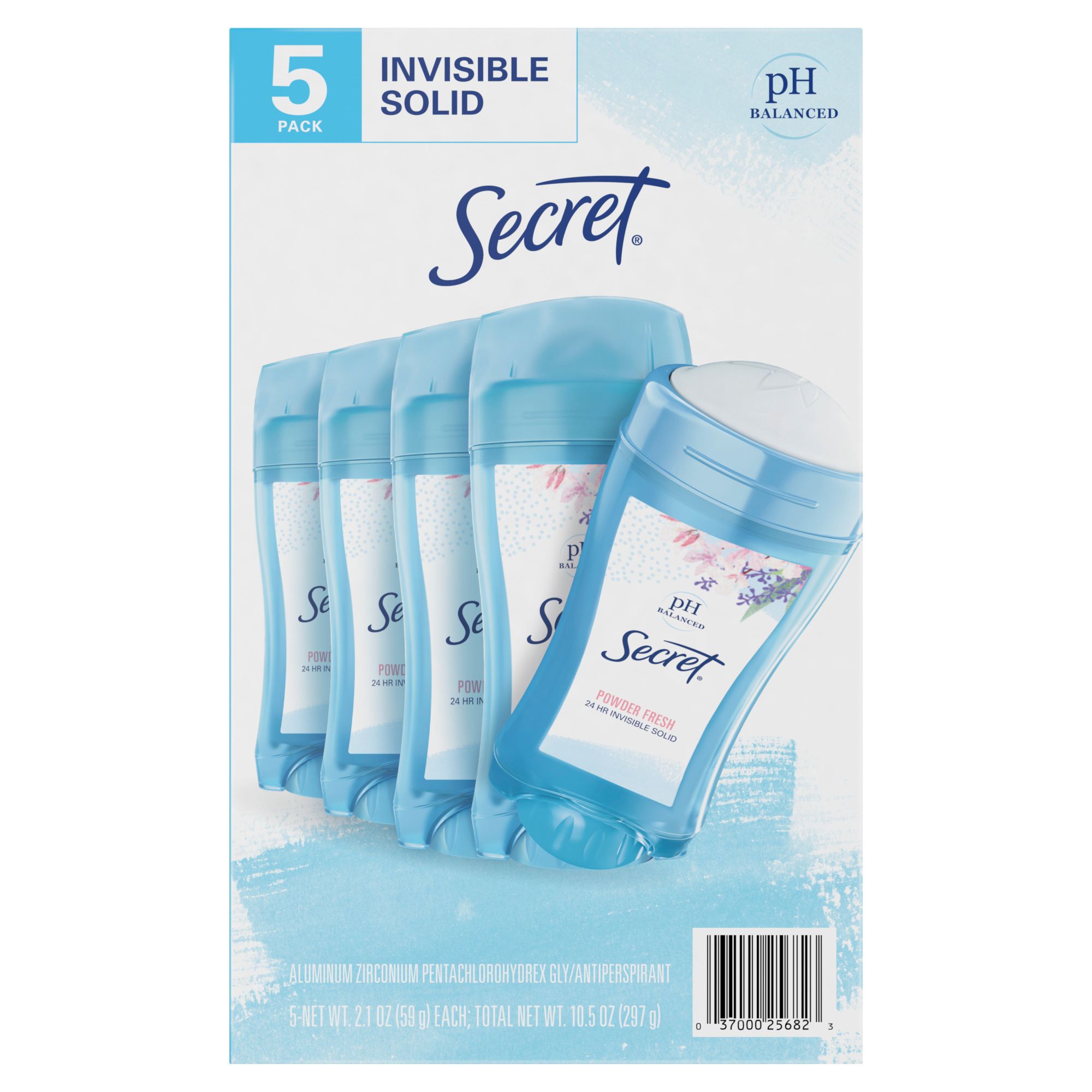 Secret Invisible Solid Antiperspirant and Deodorant Baby Powder