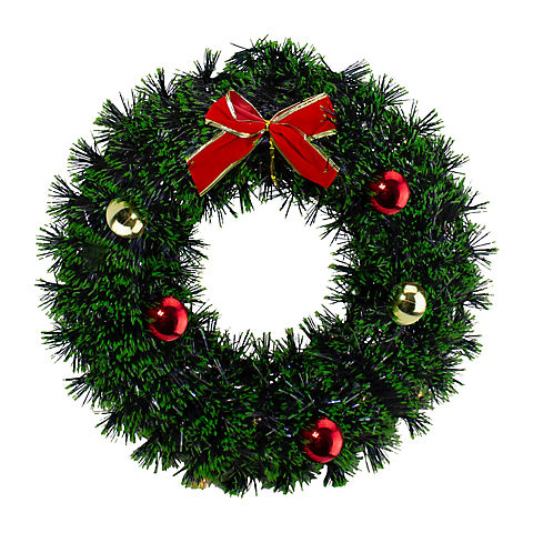 Northlight 17" Green Tinsel Artificial Christmas Wreath