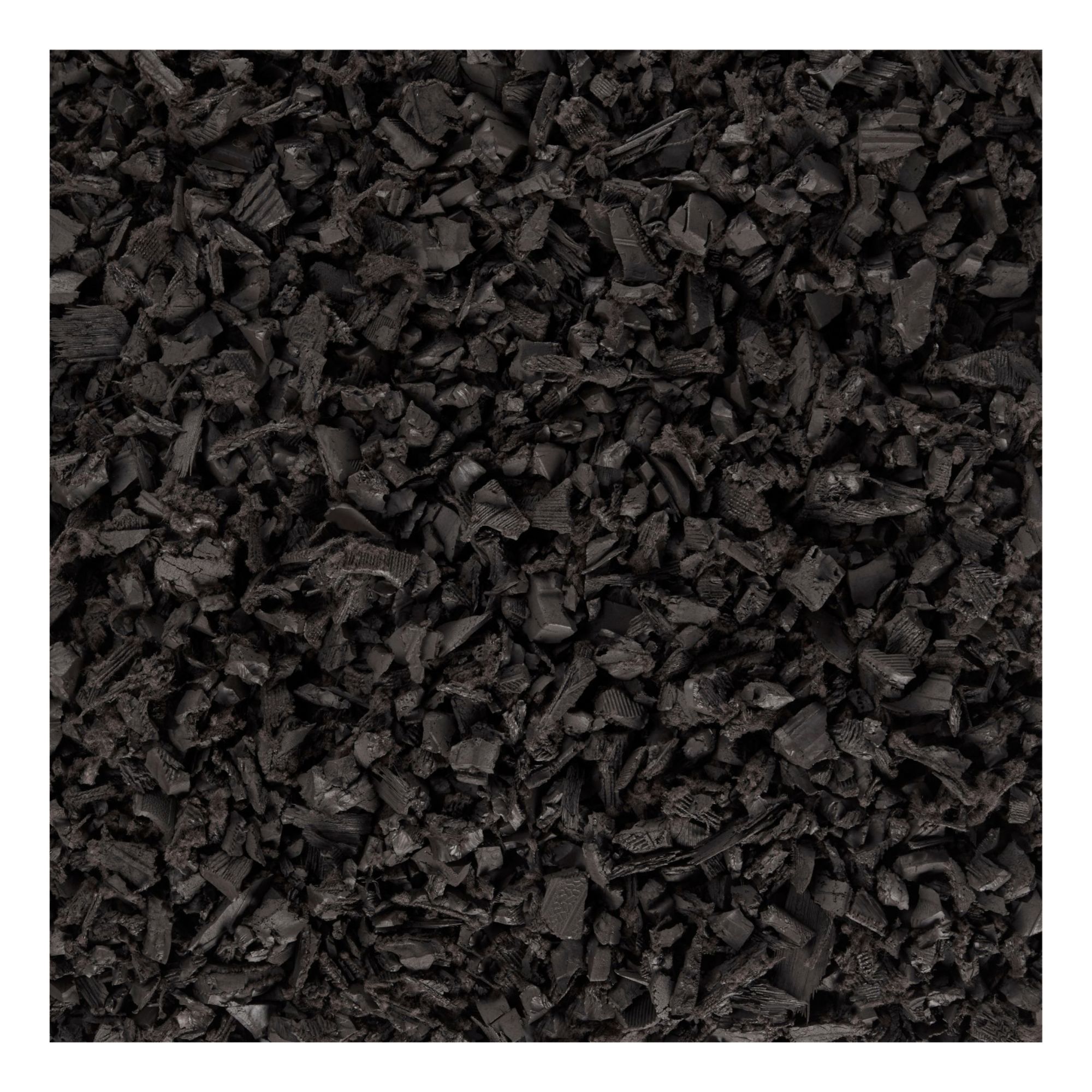 GroundSmart Rubber Mulch, 1.25 cu. ft. - Black