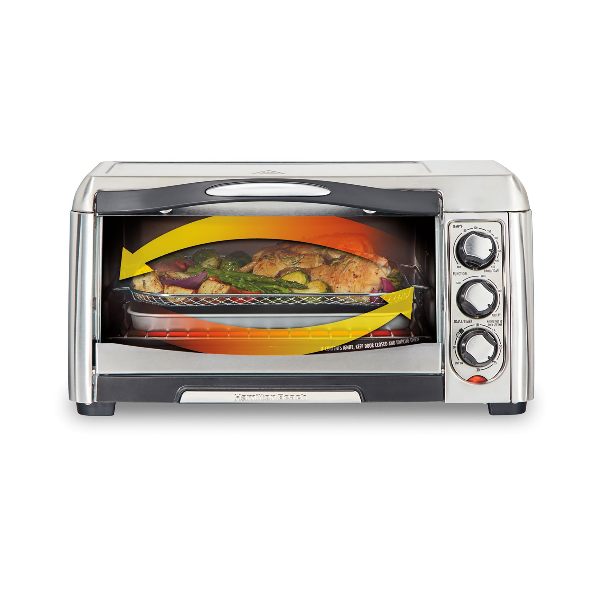 Deals Hamilton Beach Sure-Crisp Air Fryer Toaster Oven