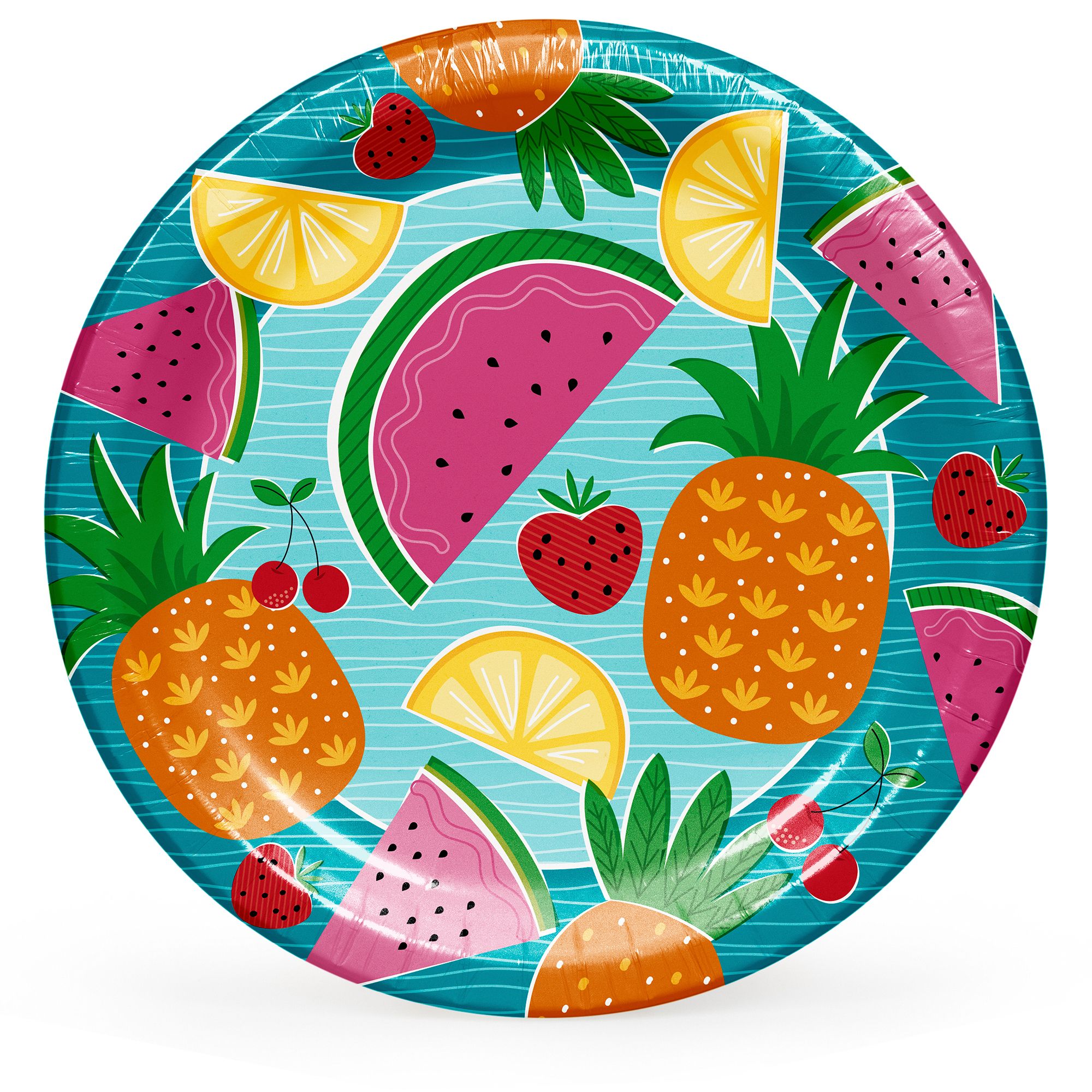 Berkley Jensen Fruit Frenzy 10 Paper Plates, 100 ct.