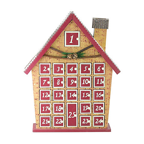 Northlight 15" Christmas House Advent Calendar