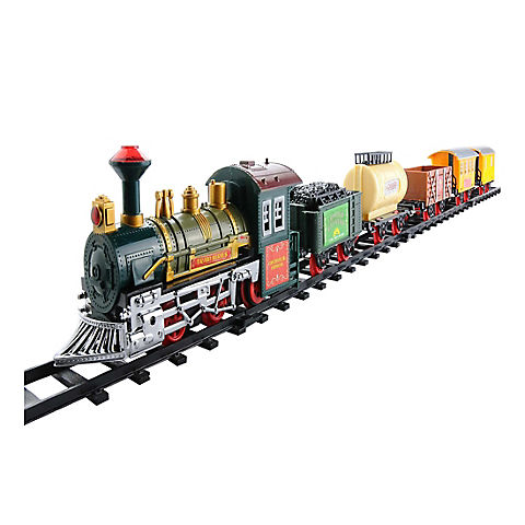 Northlight 18-Pc. Lighted Animated Continental Express Train Set