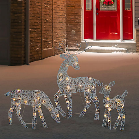 Northlight 3-Pc. 29" Lighted Reindeer Family