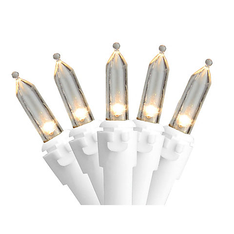 Northlight 33' 100-Ct. String Christmas Lights - Warm White with White Wire