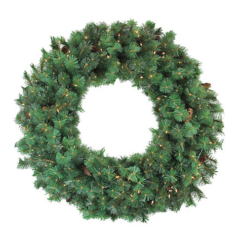 Northlight 48" Pre-Lit Royal Oregon Pine Artificial Christmas Wreath - Clear Lights