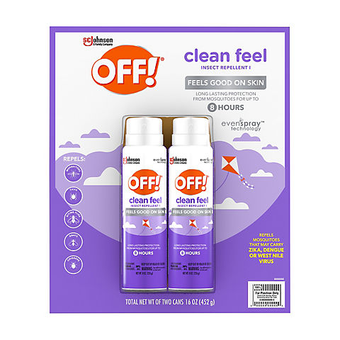 OFF! Clean Feel Insect Repellant 2 pk./9 oz.