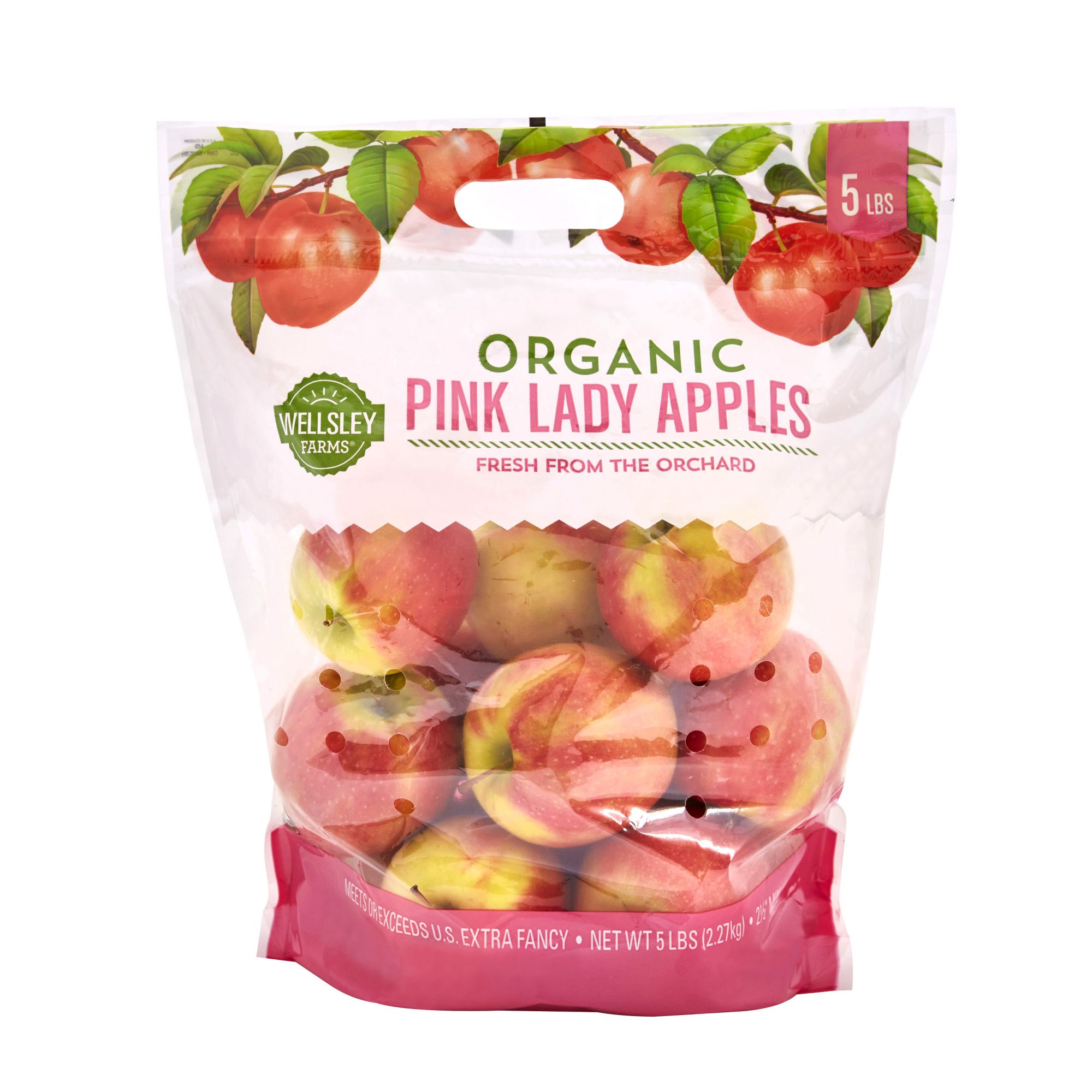 Organic apples Pink Lady variety