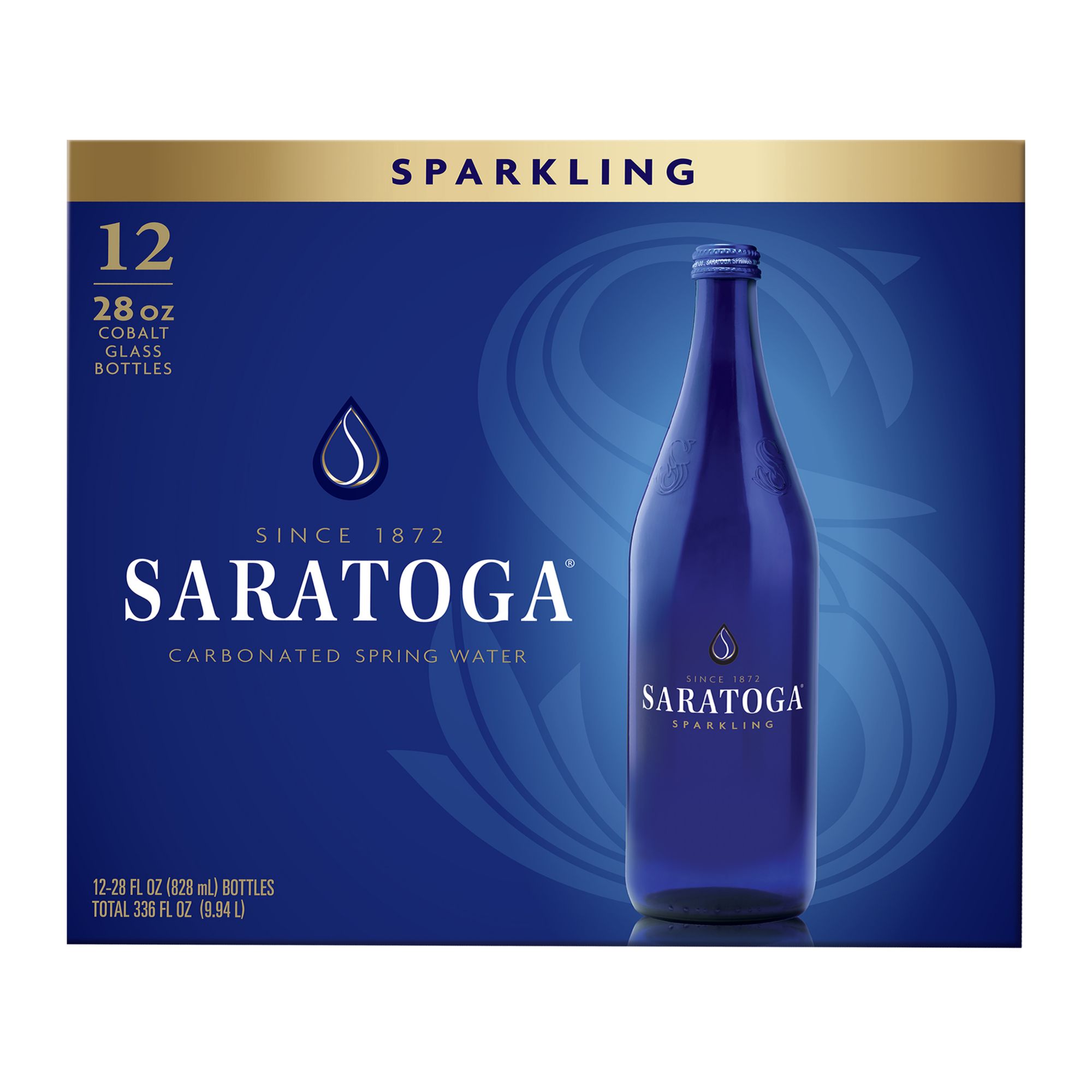 Saratoga Spring Sparkling 12 oz Glass - Pack of 24 –