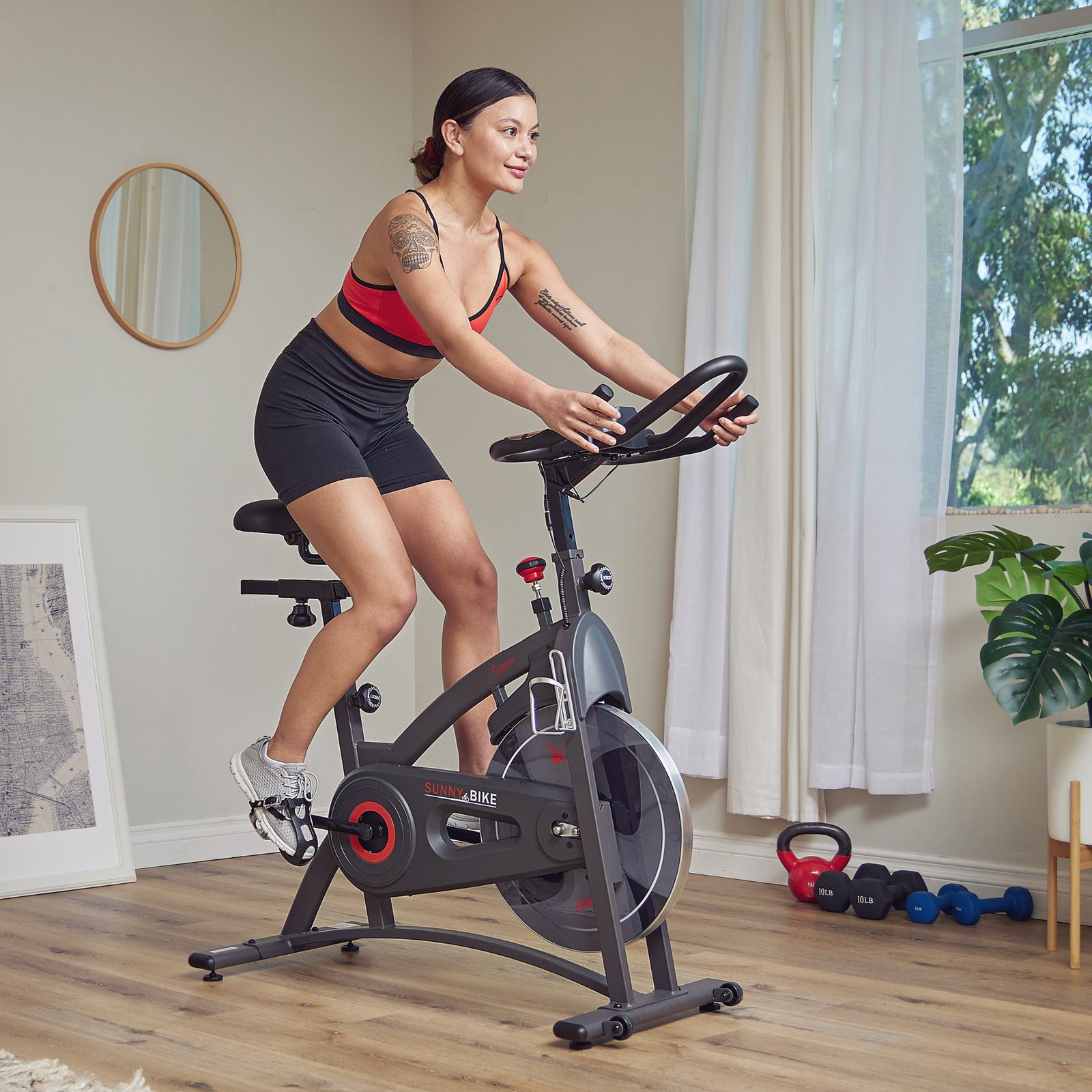 Sunny spin bike discount magnetic