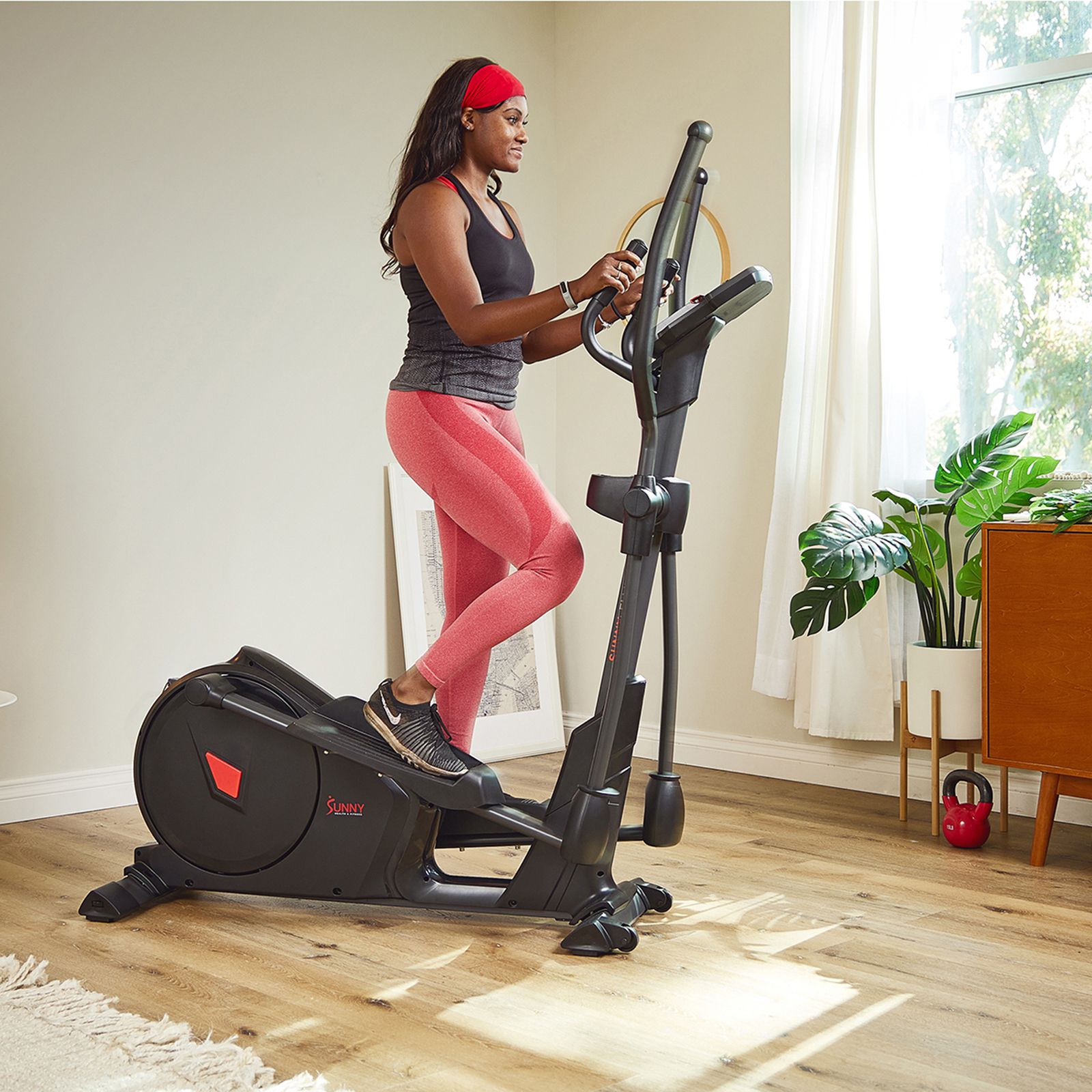 Sunny Health Fitness SF E3912SMART Elliptical Smart Trainer