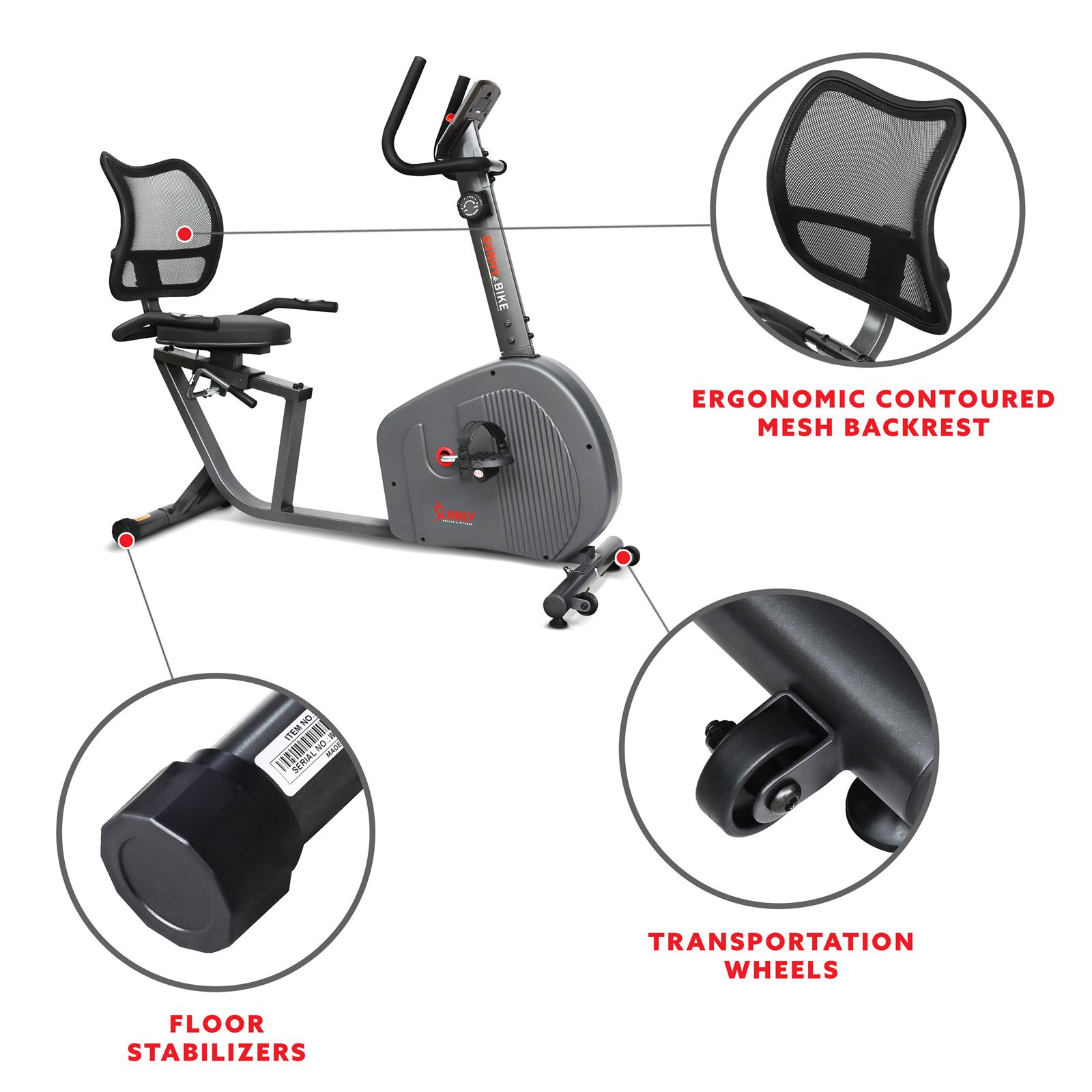 Magnetic Smart Recumbent Bike