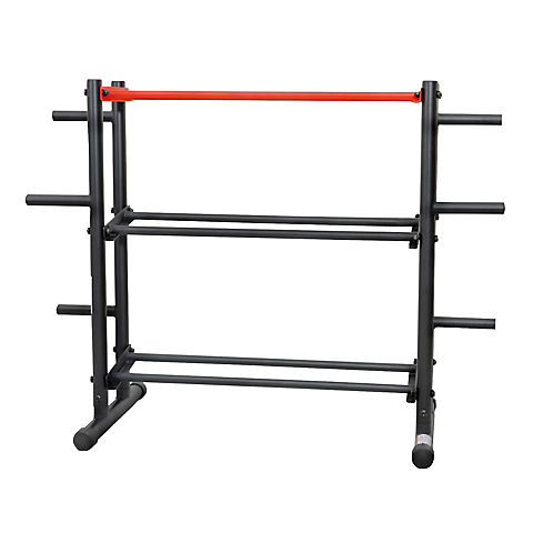 Sunny Health & Fitness SF-XF921036 Multi-Weight Storage Rack Stand