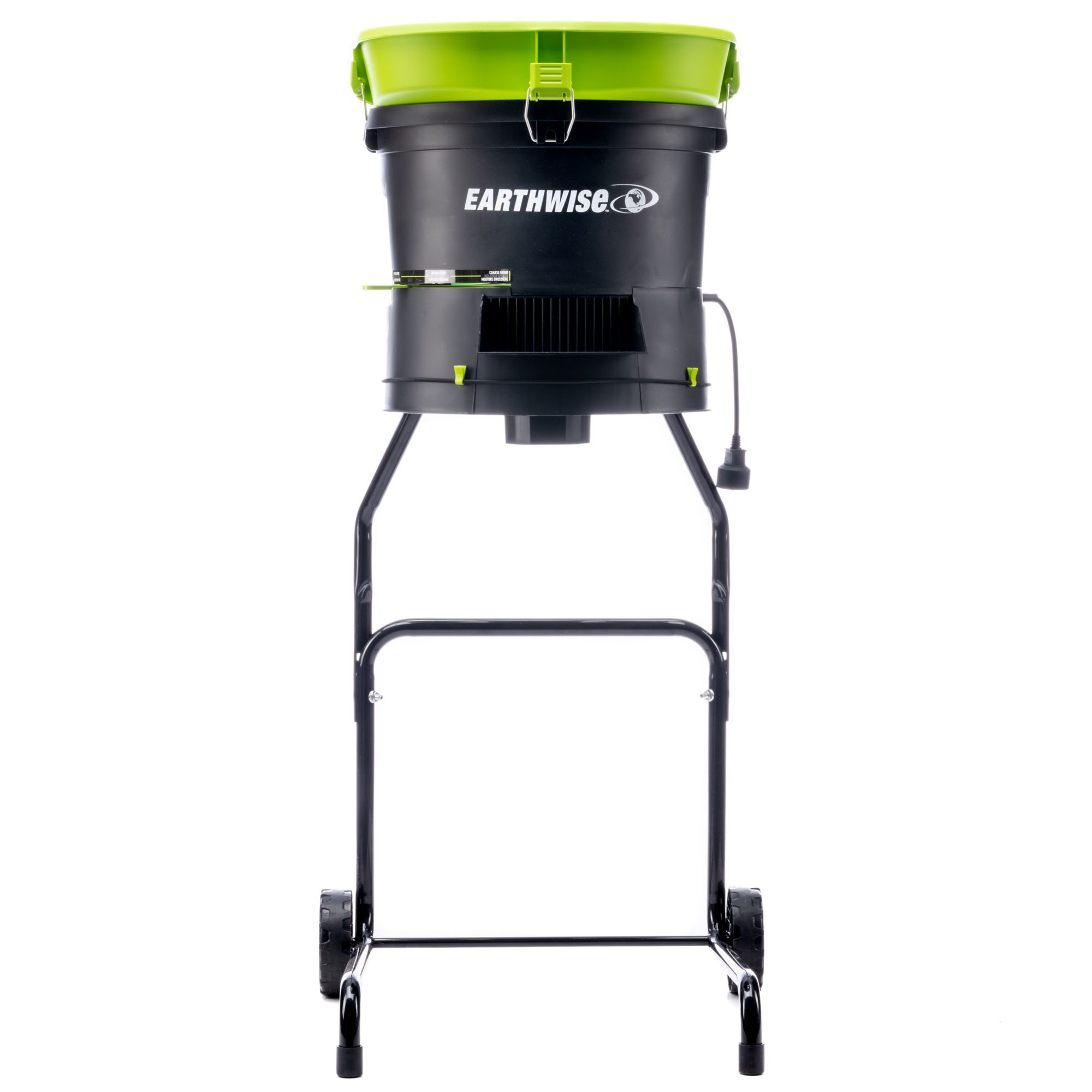 Earthwise 15-Amp Electric Corded Chipper Shredder with Collection Bag