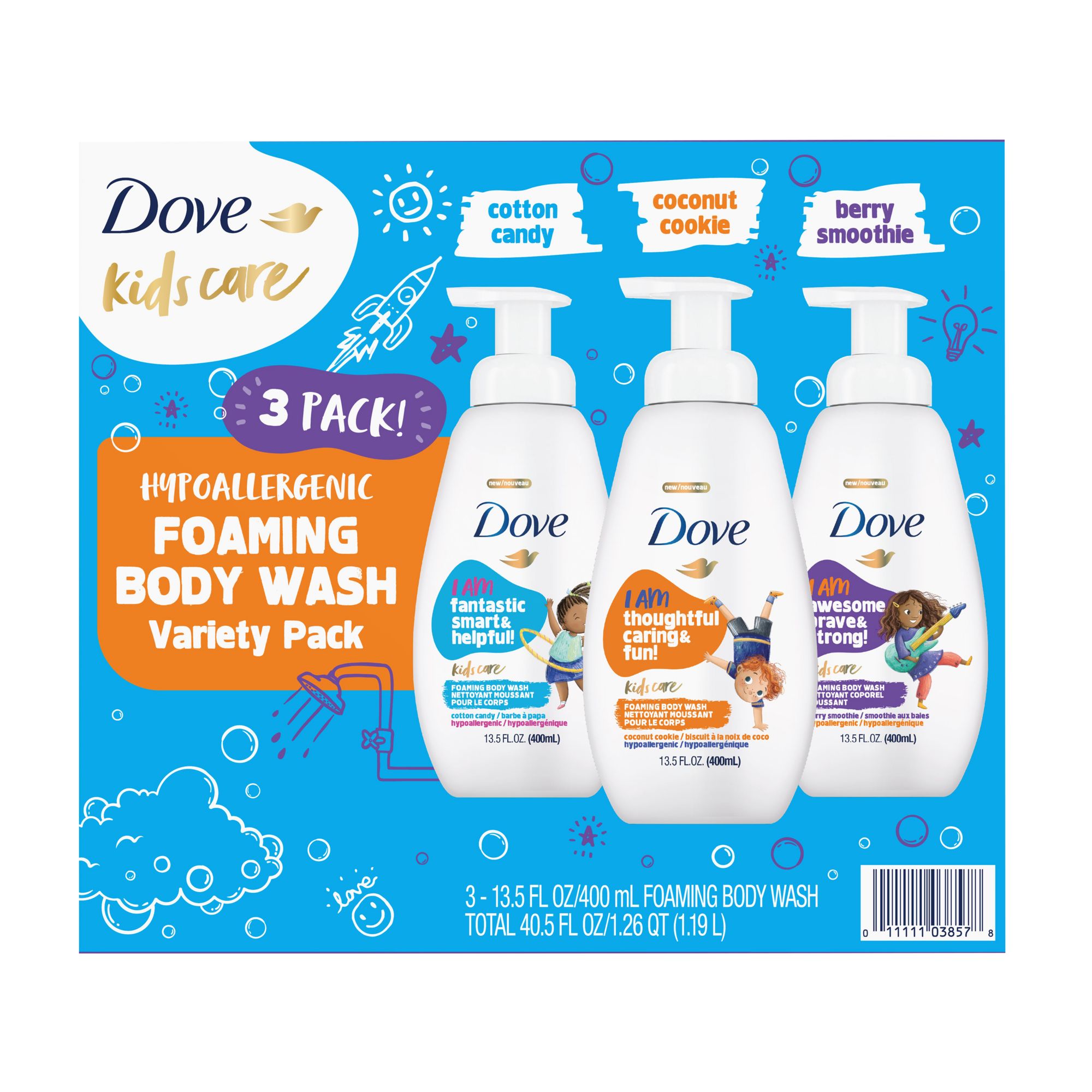 Foaming store body wash