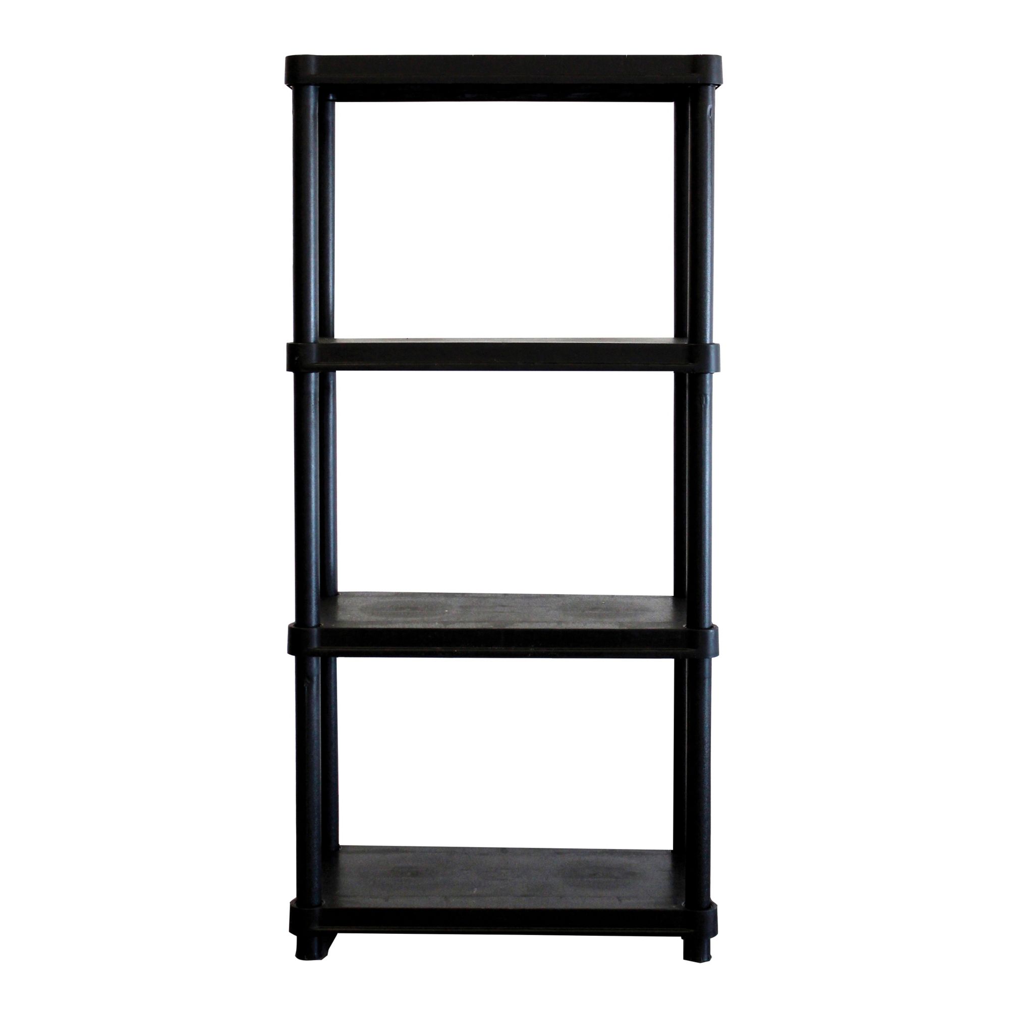 Berkley Jensen 4-Tier Metal Shoe Rack, Black