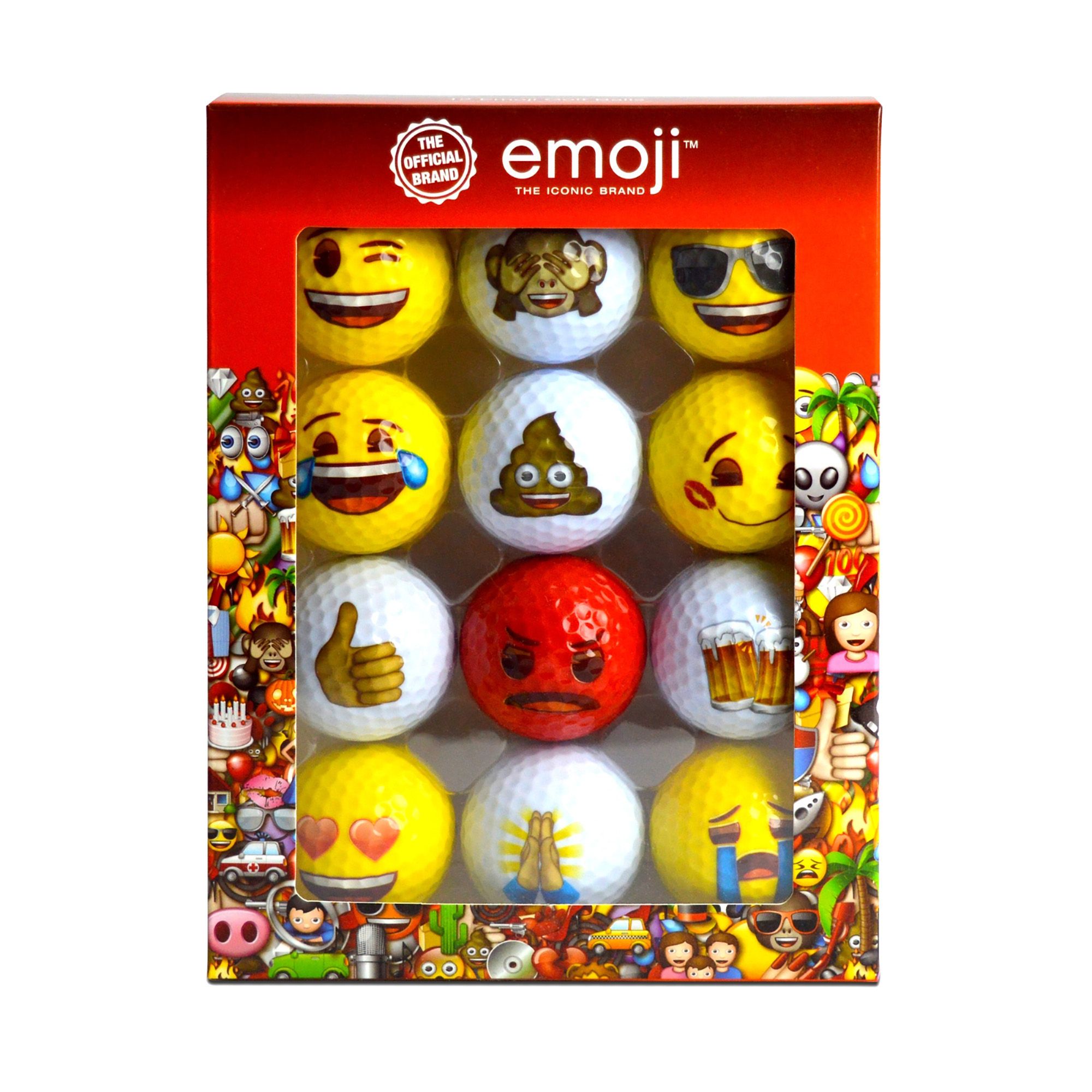 Oji-Emoji Premium Emoji Golf Balls, Unique Professional Practice