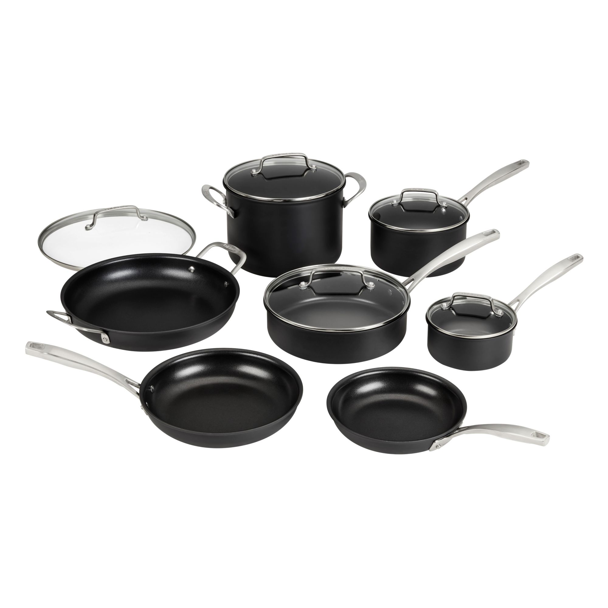 12 Piece Cookware Set with Lids | HexClad