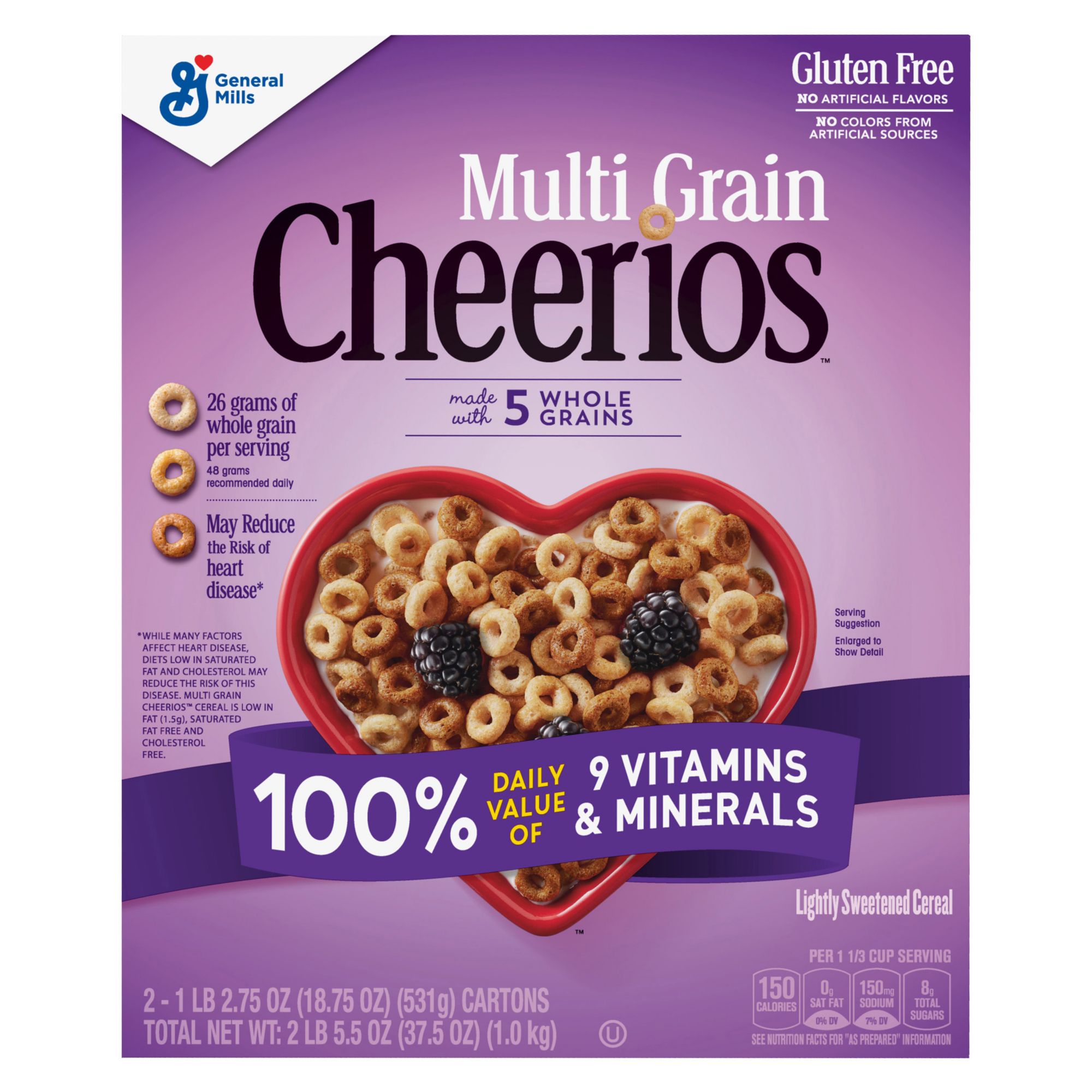 General Mills Honey Nut Cheerios, 55 oz.