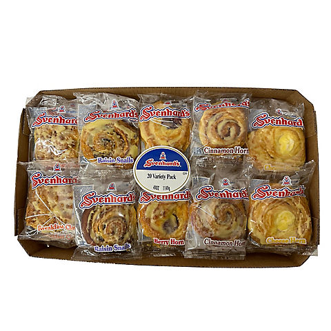 Svenhard's Scandinavian Pastries Variety Pack, 20 ct.