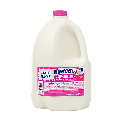 United Dairy 1% Low Fat Milk, 1 gal.
