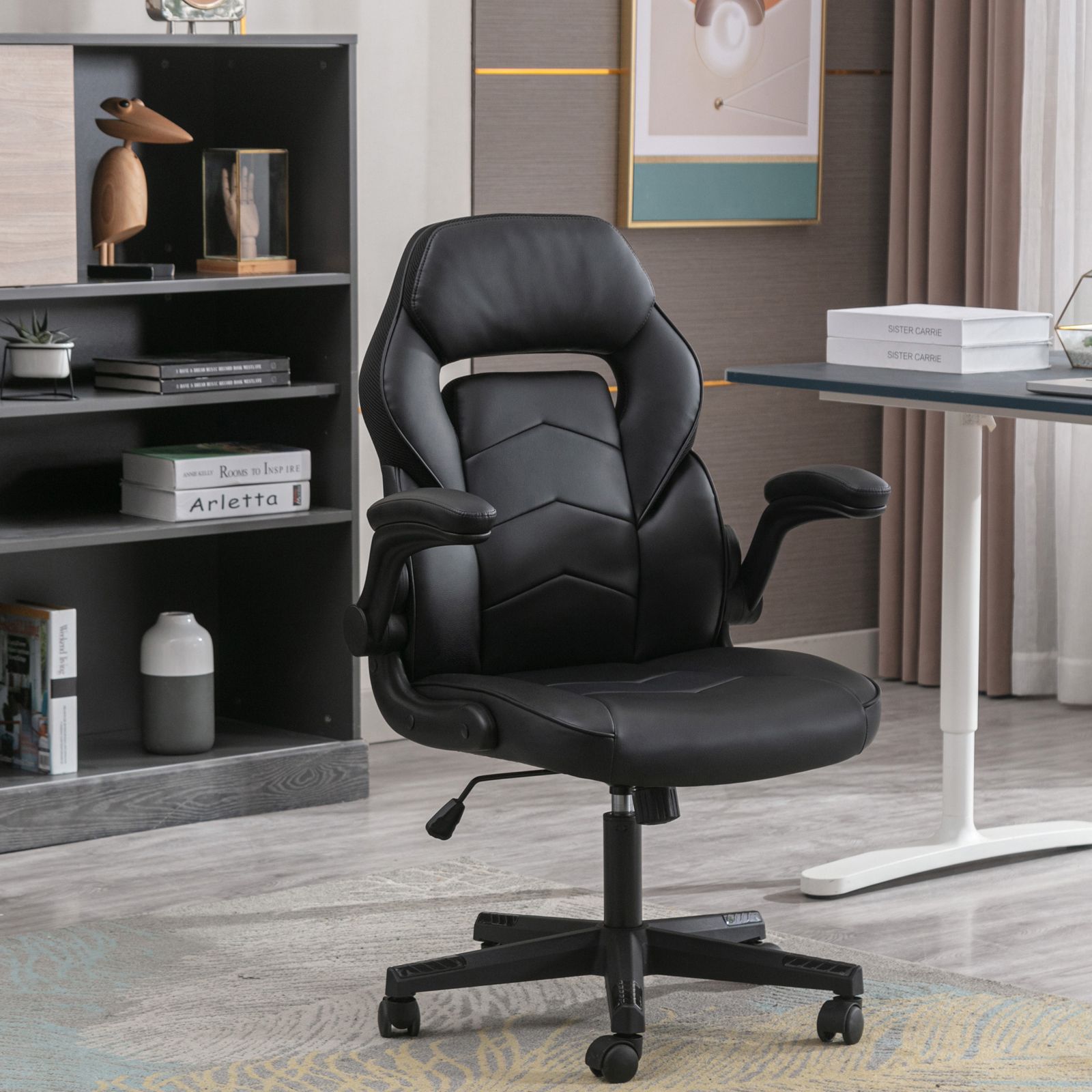 Lifesmart Ergonomic Office and Gaming Chair, Black