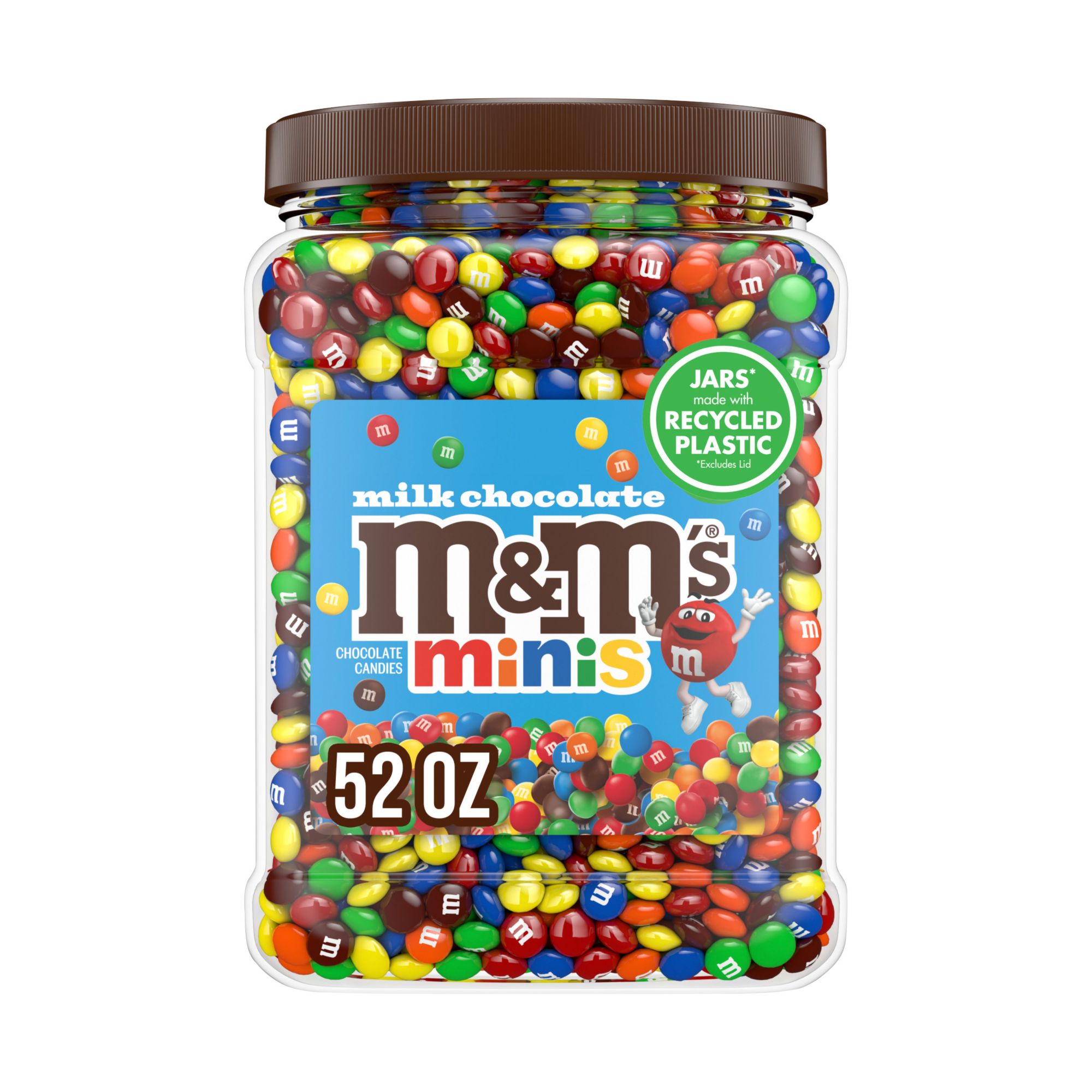 M&M'S Candies, Peanut Chocolate, 62 Ounce Jar, Pack of 1