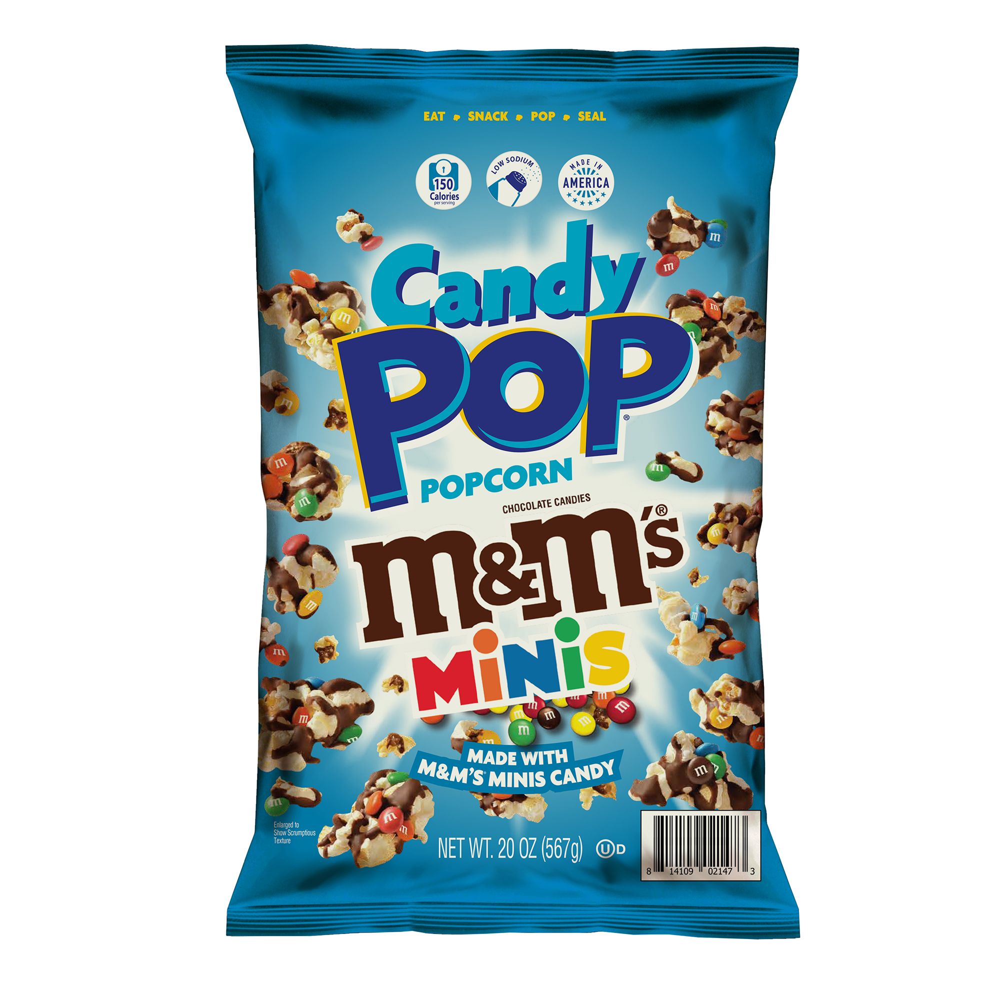 Candy Pop Popcorn Made With M&M's, 20 oz.