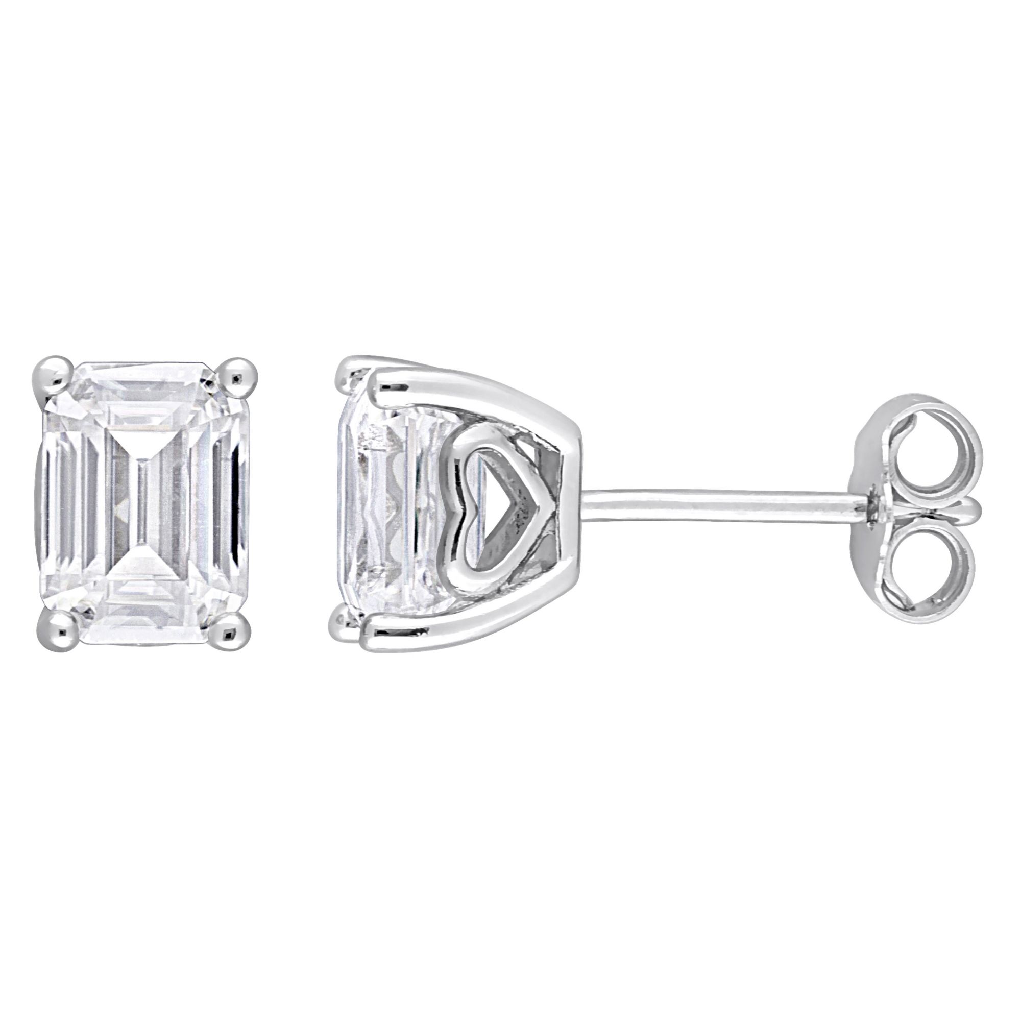 Moissanite Earrings Birthstone Stud Earrings – MomentWish Jewelry