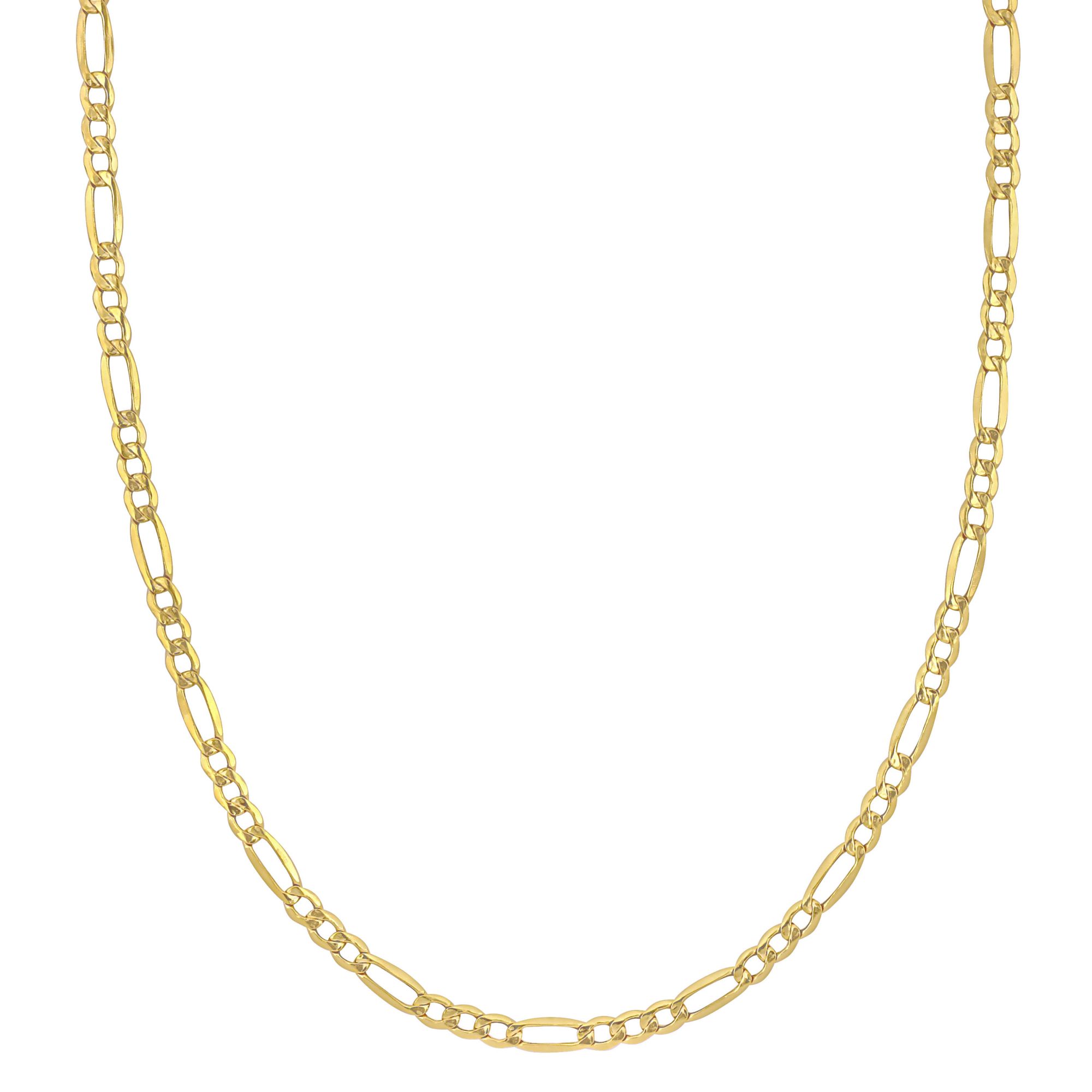 Gold chain hot sale men figaro